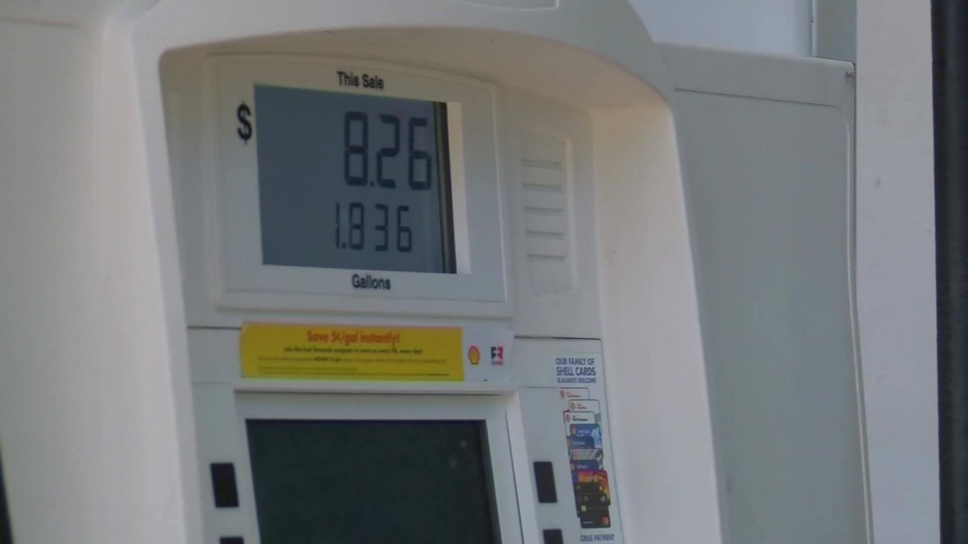 AAA the average price for a gallon of regular gas is $2.98 in Tennessee. 
	That's a 12 cent decline since last week.