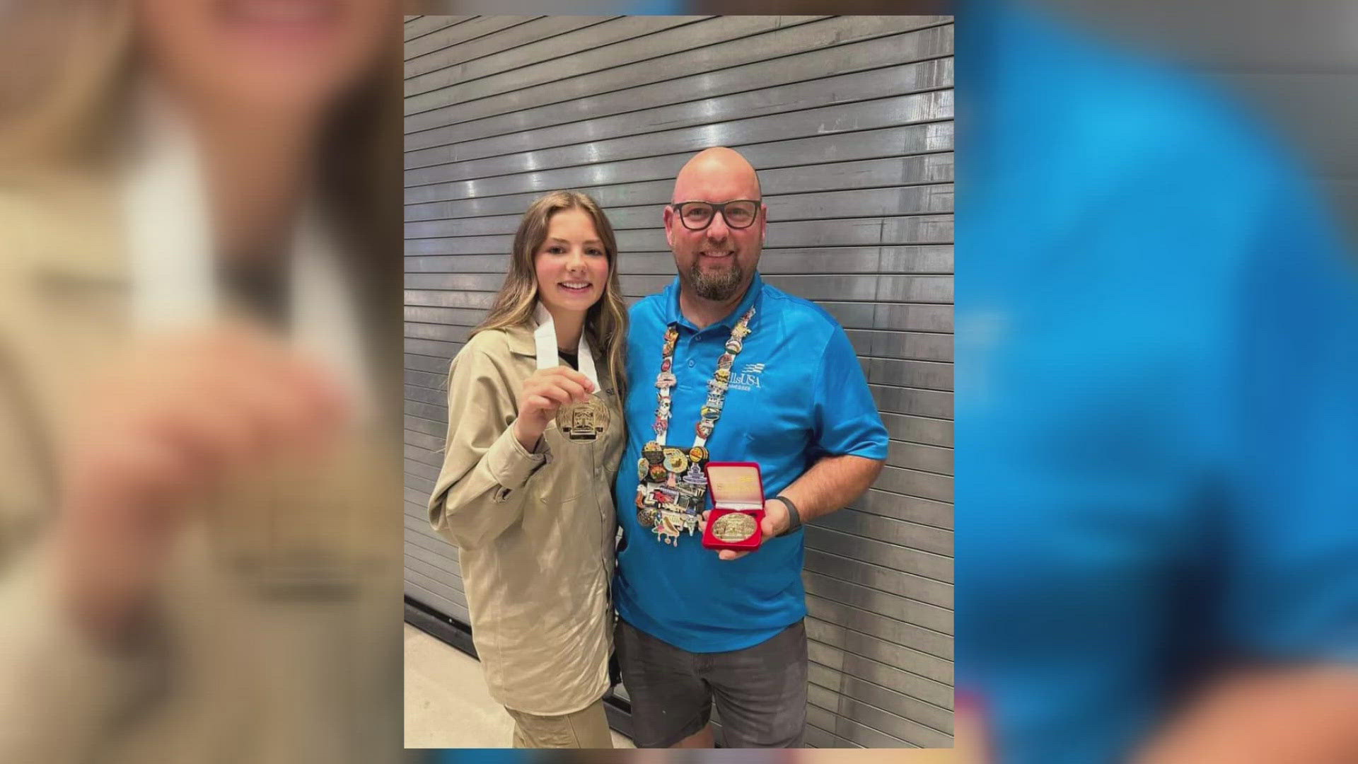Lilly Dunn competed in the national SkillsUSA welding contest in Atlanta, beating out 44 other high school students or recent high school graduates.