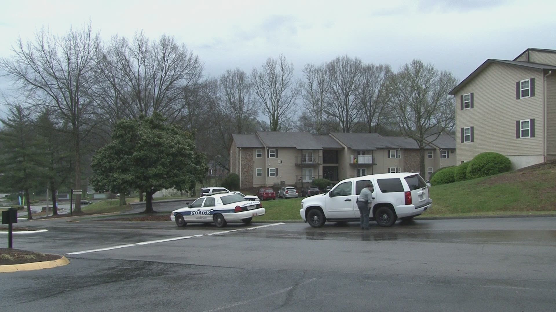 The Knoxville Police Department said that the  victim was found inside a West Knoxville apartment complex Wednesday evening.