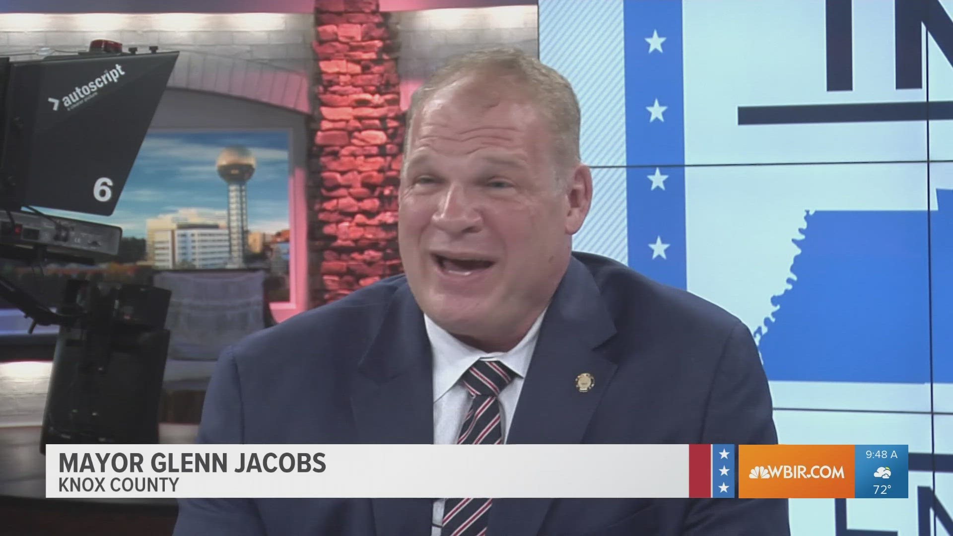 Knox County Mayor Glenn Jacobs talks about his proposed budget.