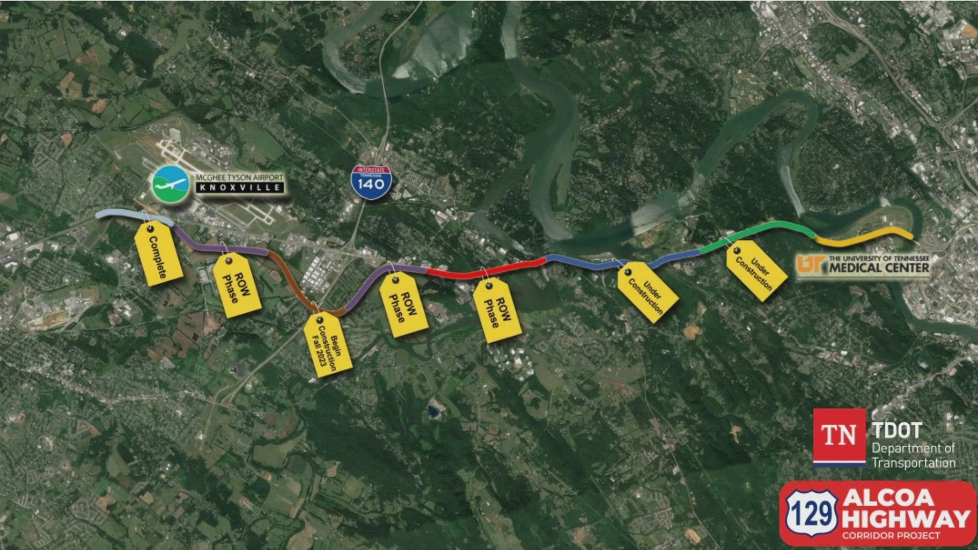 A viewer told us they looked everywhere for a proposed timeline for the improvements on Alcoa Highway and never found anything. Here is what we learned.