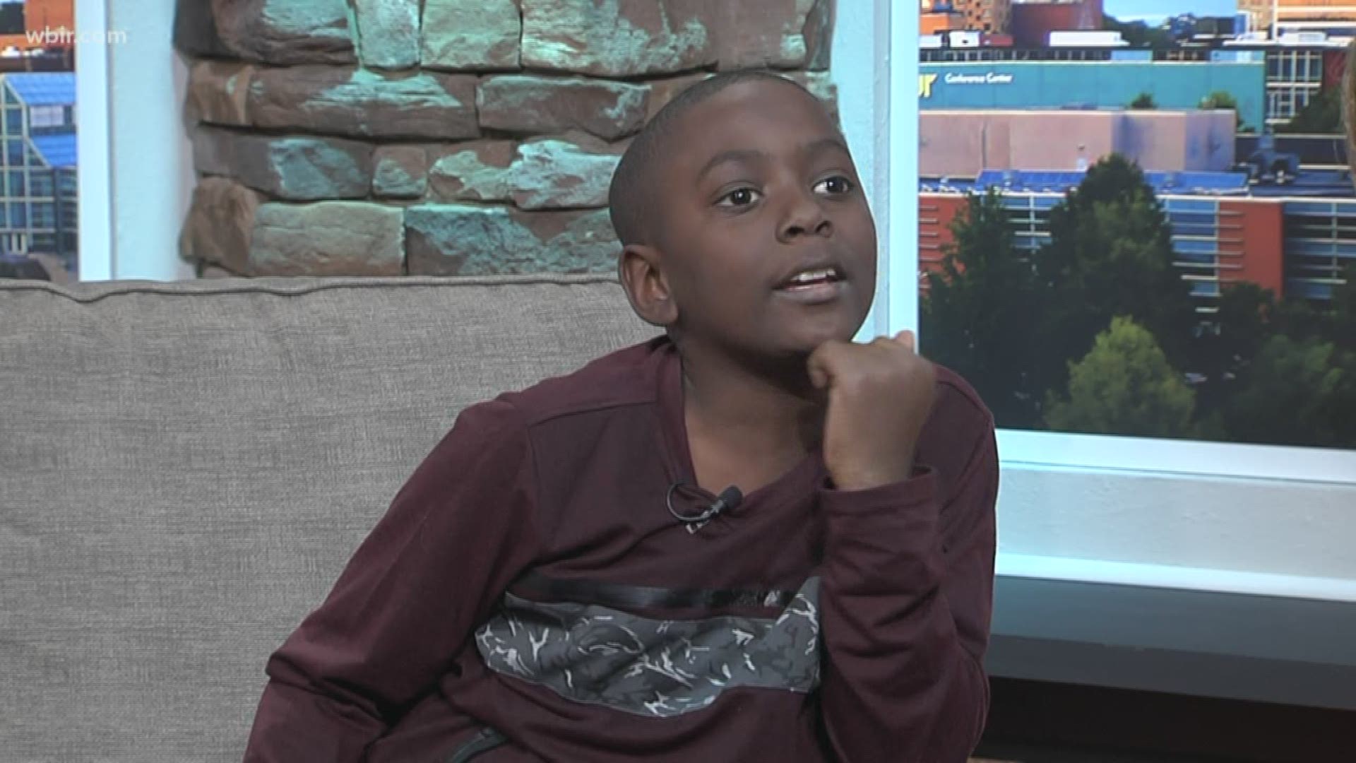Azariah Arnold turns 9 years old today. He is celebrating with presents, a sushi dinner, and being today's Jr. Anchor. Nov. 12, 2019-4pm.
