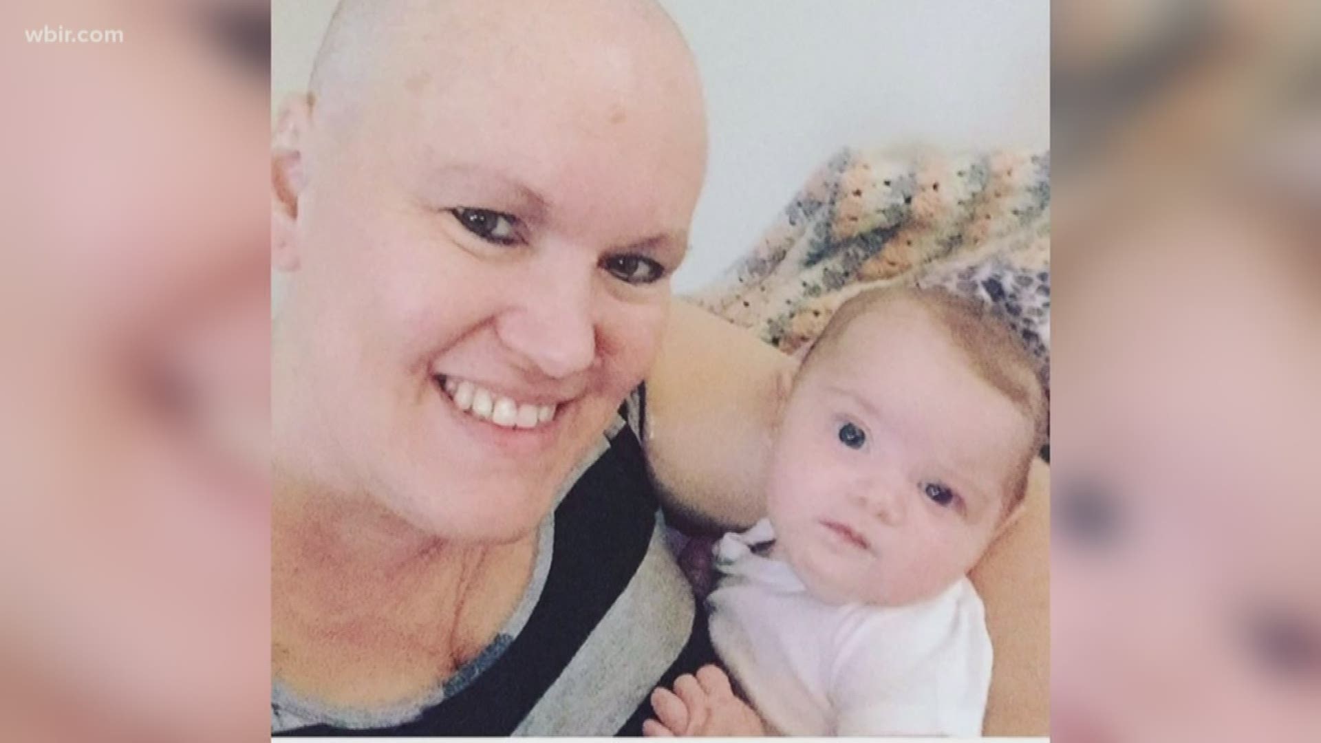 An East Tennessee breast cancer survivor is spreading the message 'don't take life for granted.'