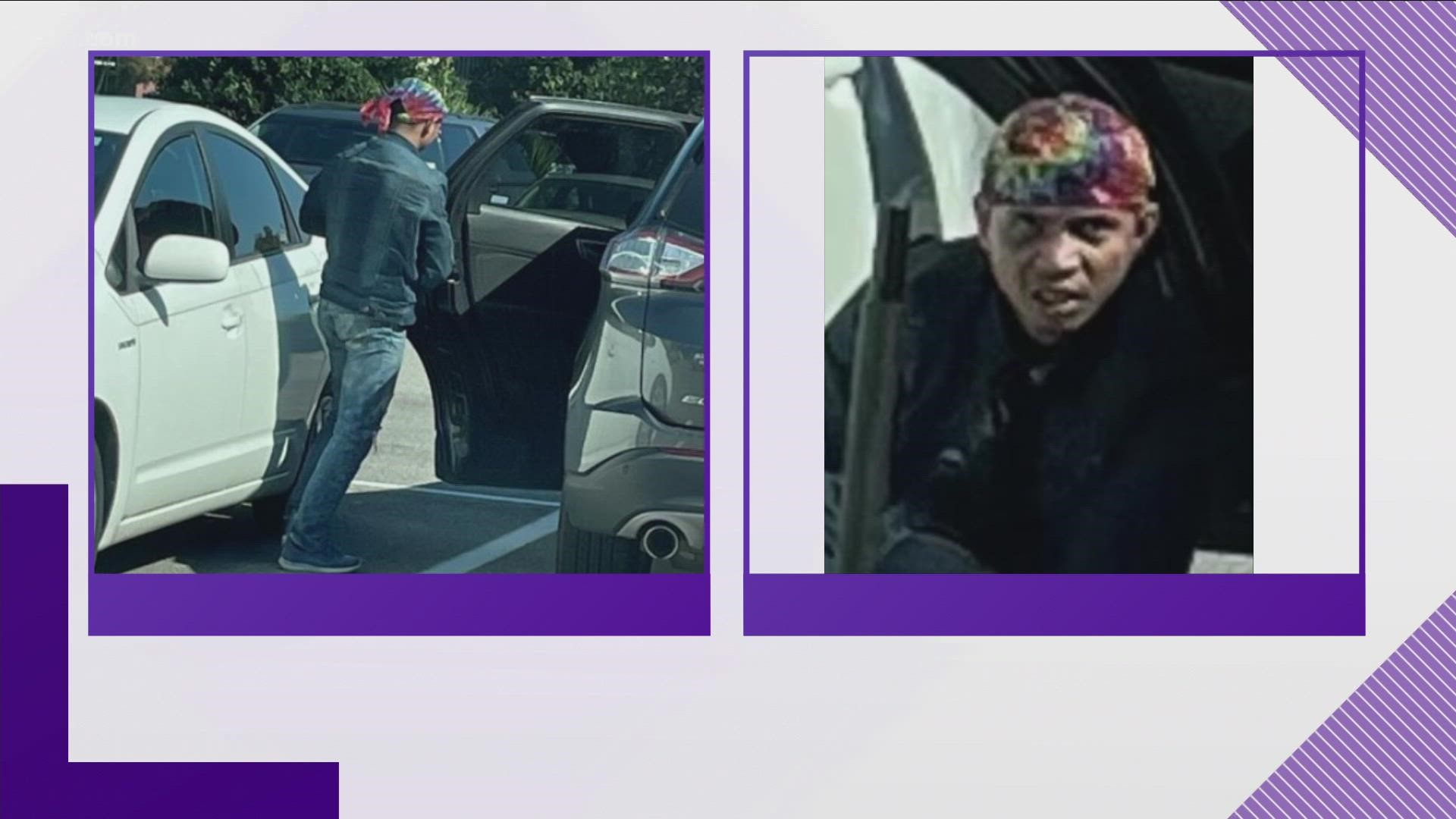 Knoxville Police need your help finding a man suspected of stealing a catalytic converter.