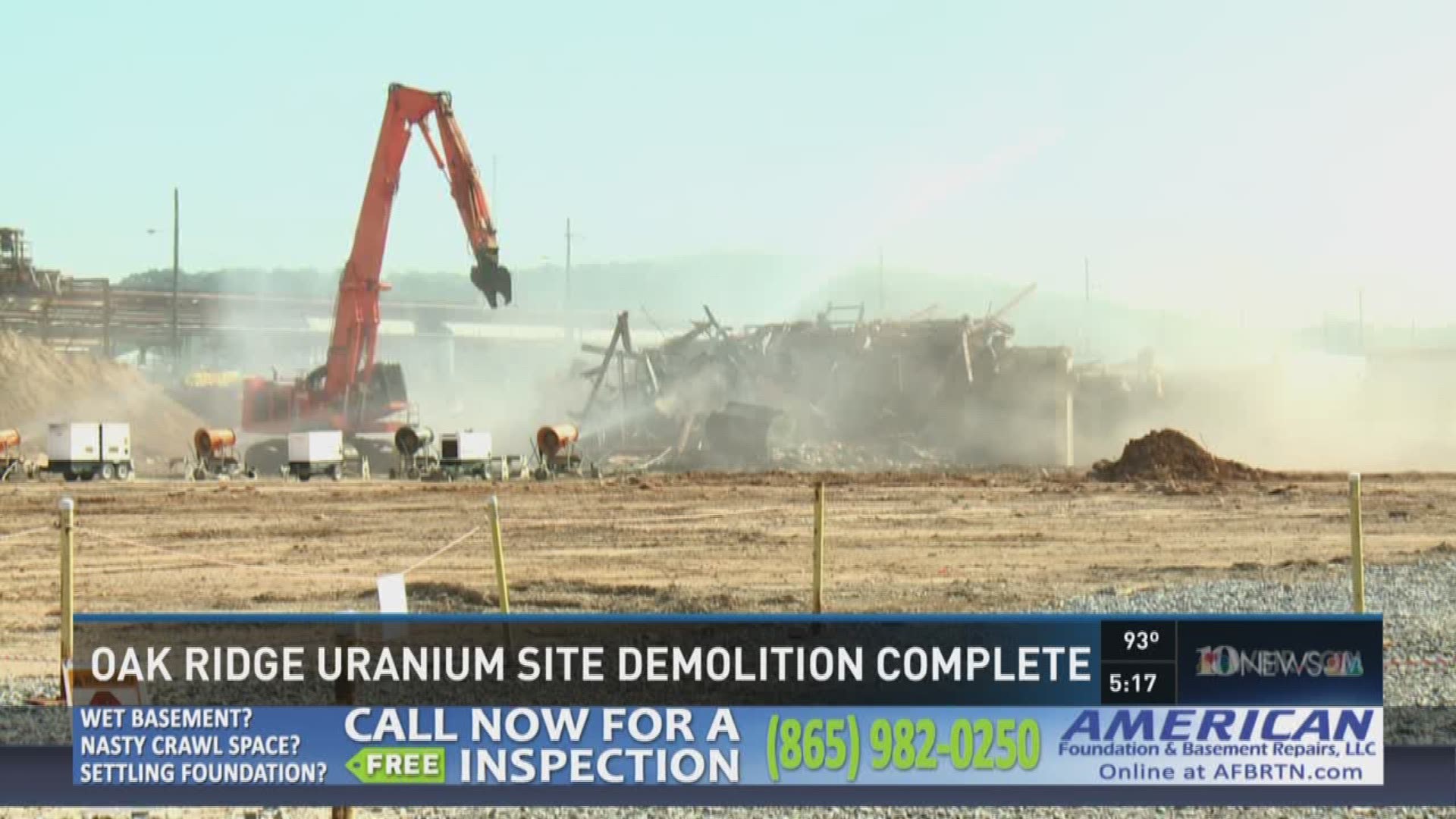 Crews tore down the final remains of the historic atomic building, K-27.