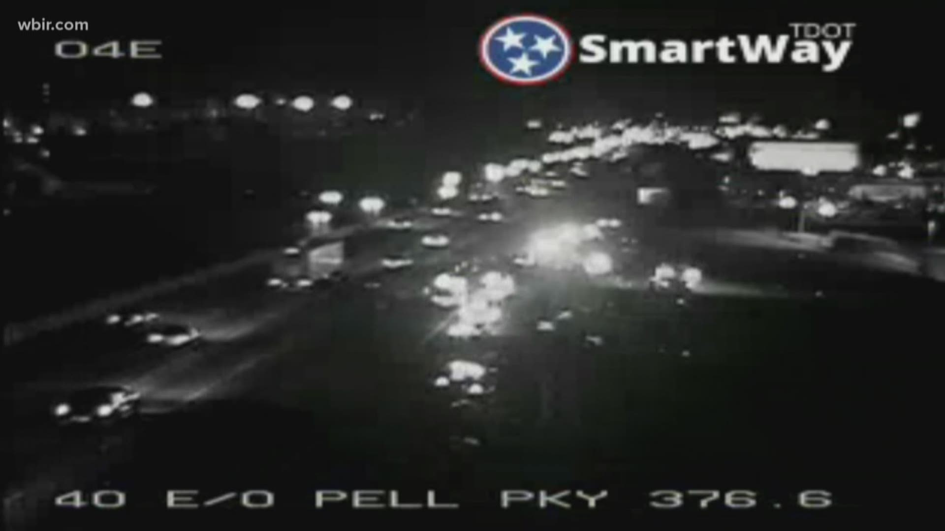 A woman is in the hospital with life-threatening injuries after being hit by a vehicle on I-40.