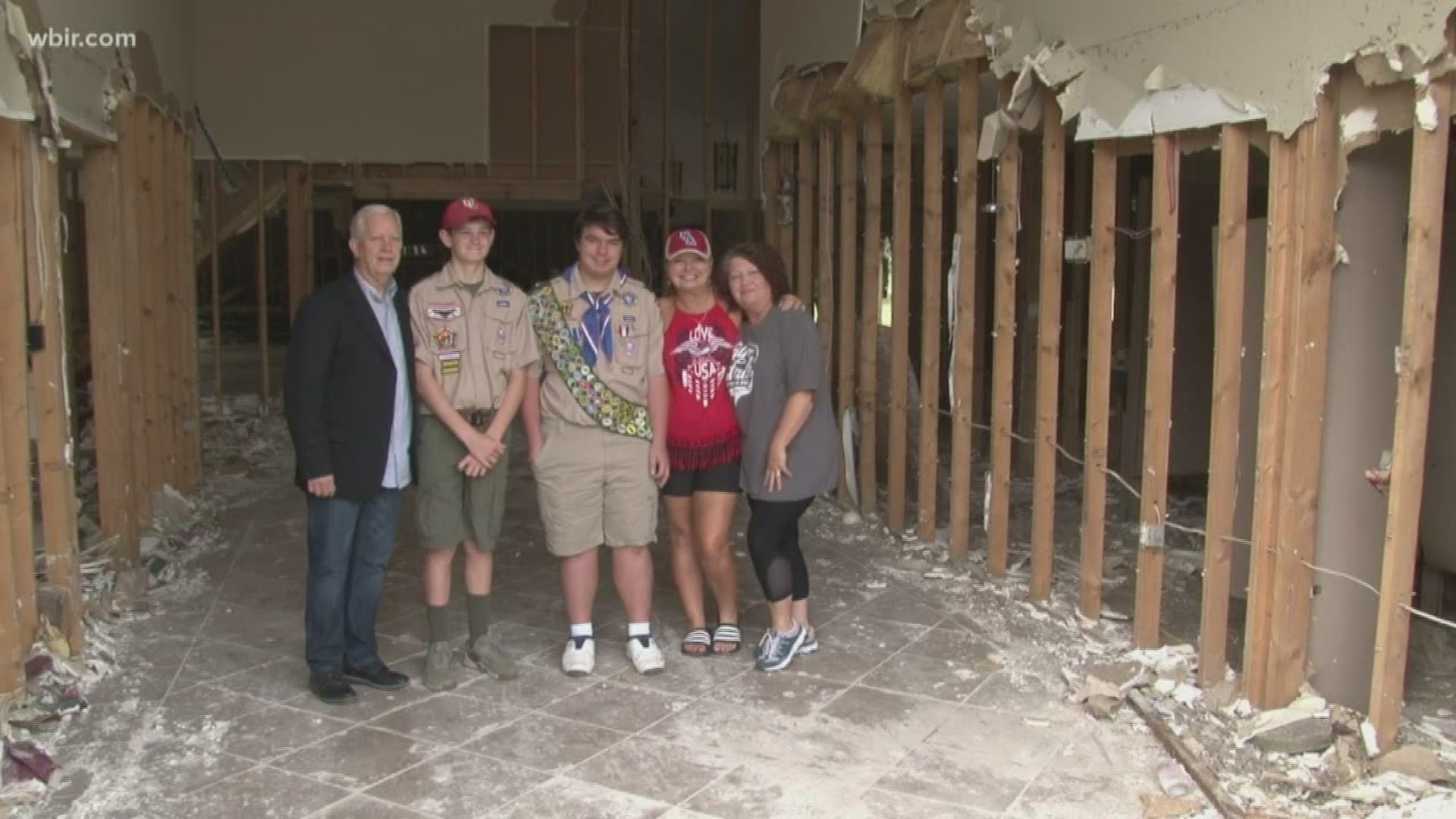 A church flooded by heavy rain in Campbell County is getting a little help from Texas.