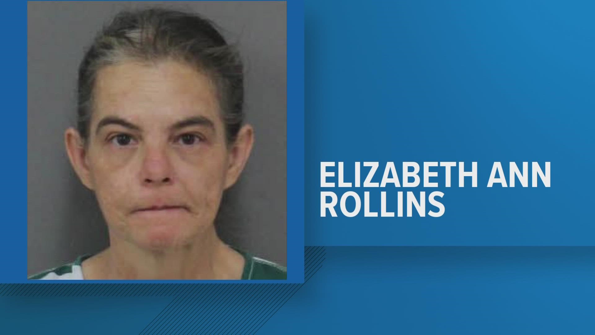 Elizabeth Ann Rollins was arrested after deputies were called to Jefferson Memorial Hospital for a report of possible elder abuse.