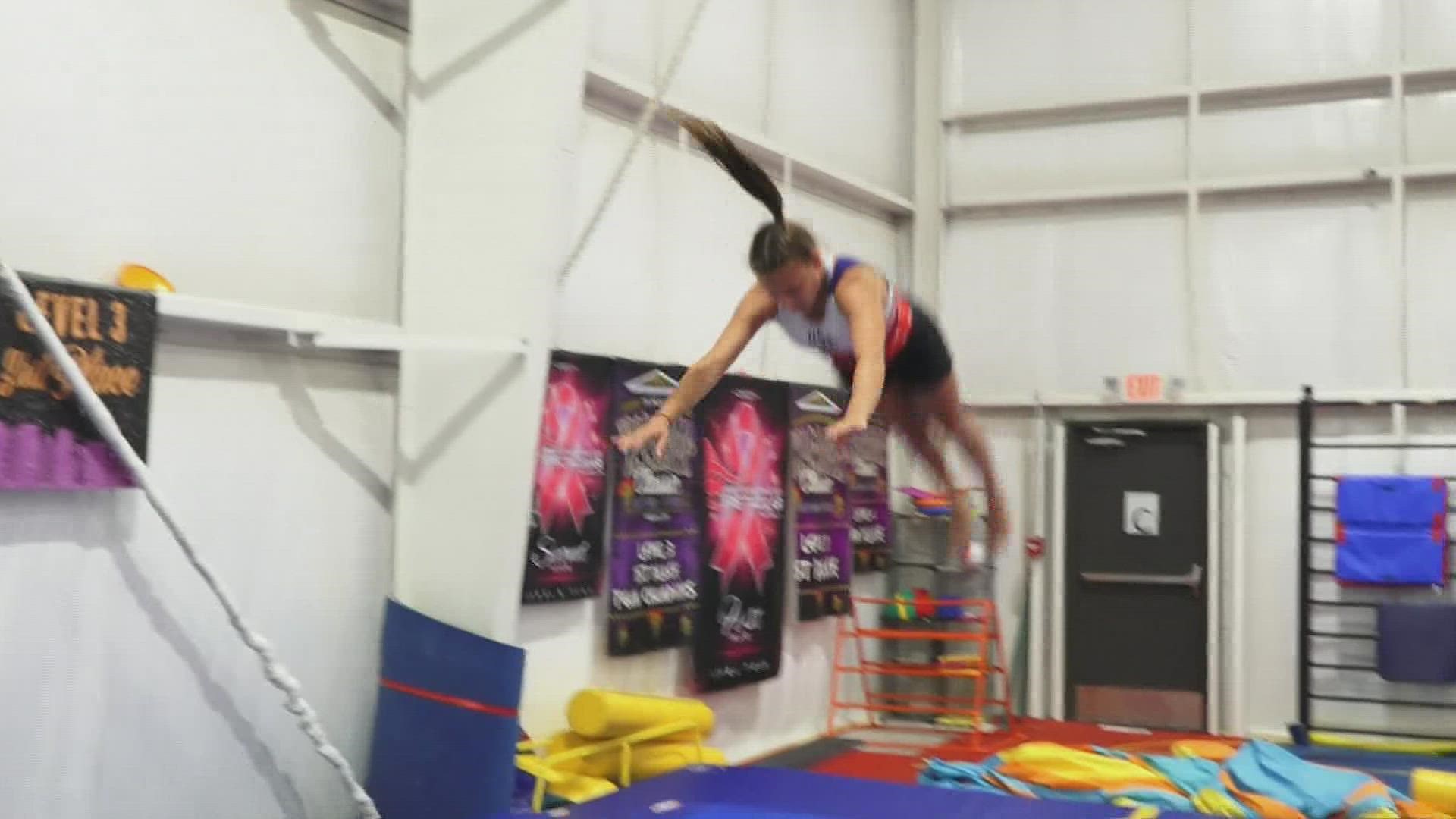 Cammie Cooper of Knoxville will compete in the double mini trampoline event in Azerbaijan at the 2021 Trampoline Gymnastics World Age Group Competitions.