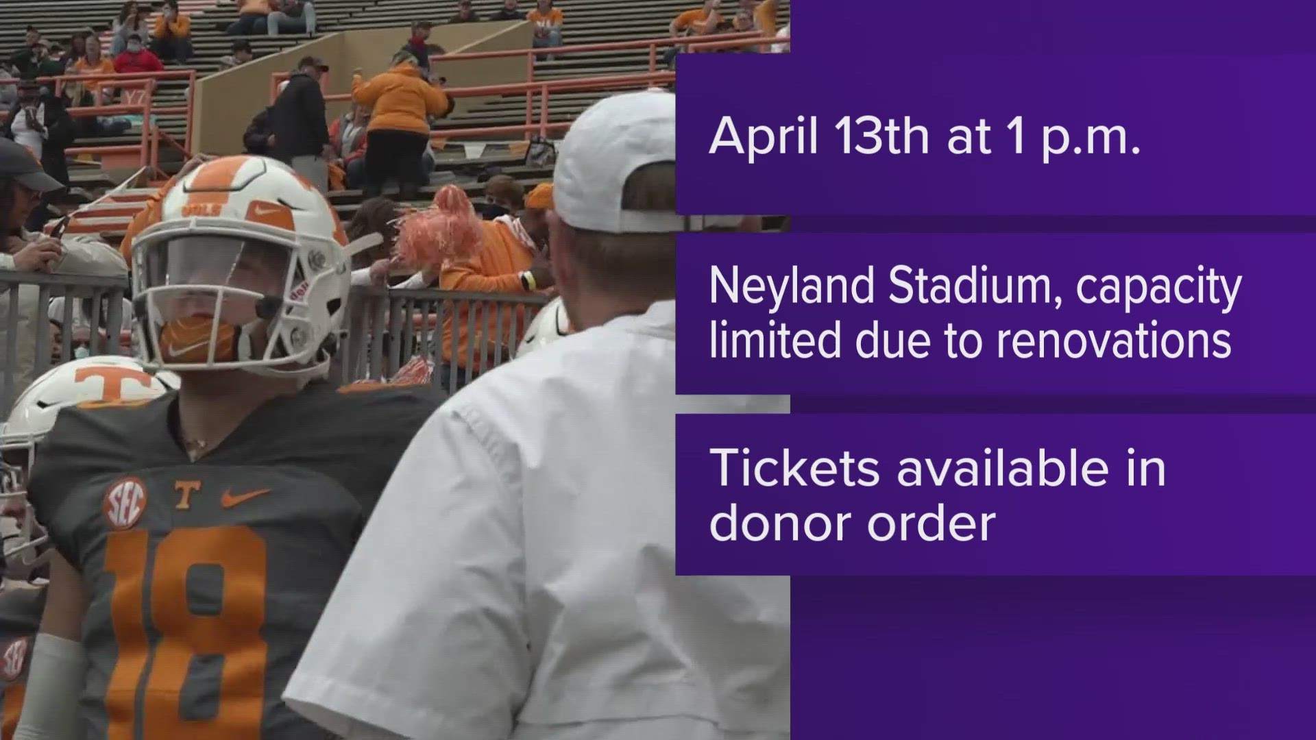 UT announces annual Orange and White game for April 13