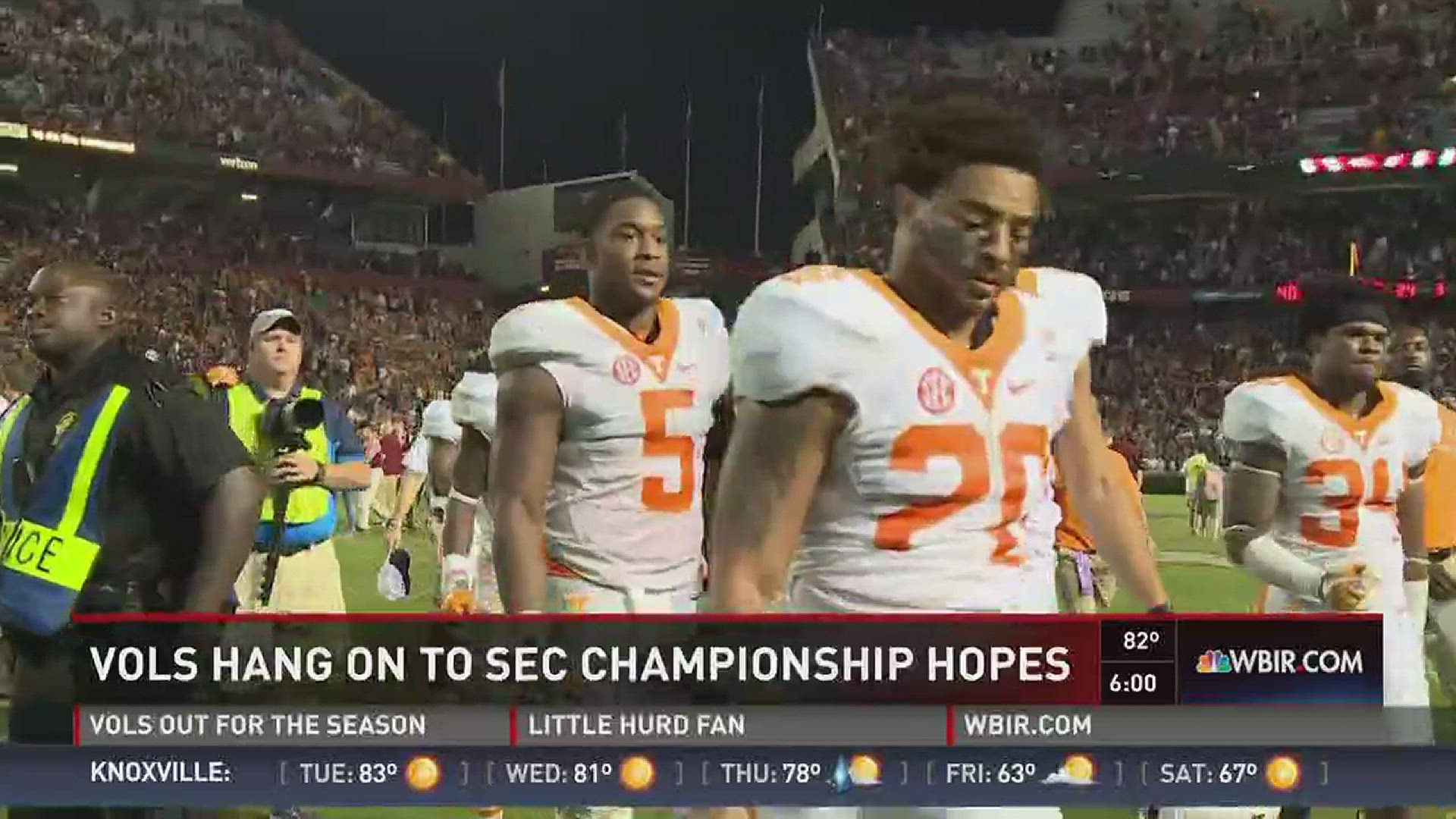 Oct. 31, 2016: WBIR Sports Anchor Patrick Murray breaks down the top three UT football topics fans are talking about following the Vols' loss to South Carolina.