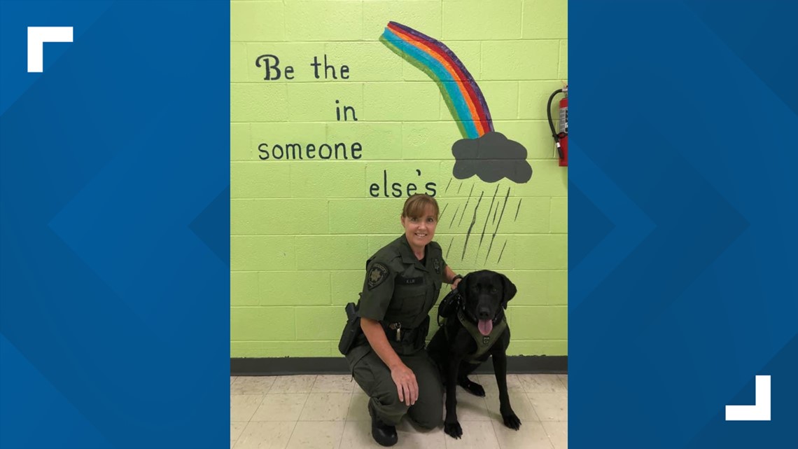 Claxton Elementary SRO's new partner K9 Max