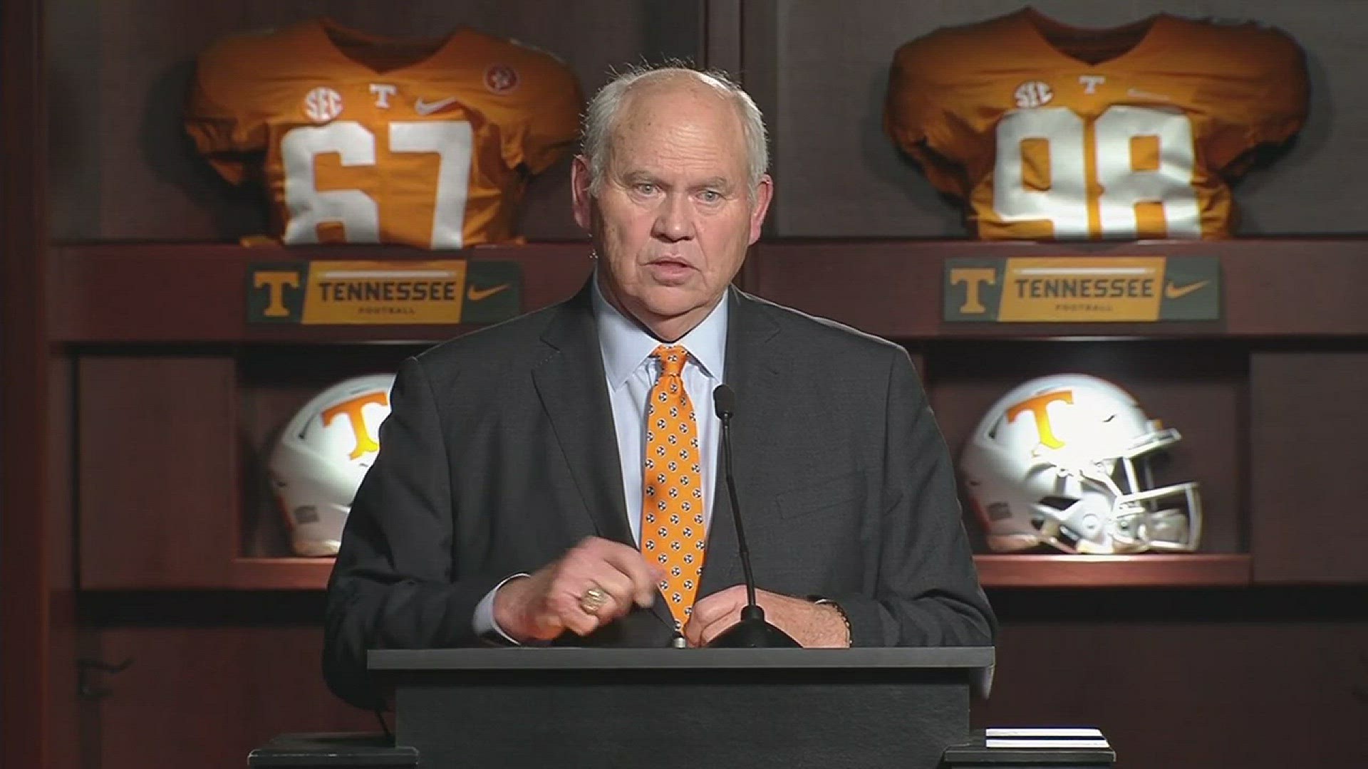 Fulmer lauds Coach Pruitt's intensity, and explains how playing good defense is the way to find success in the SEC.