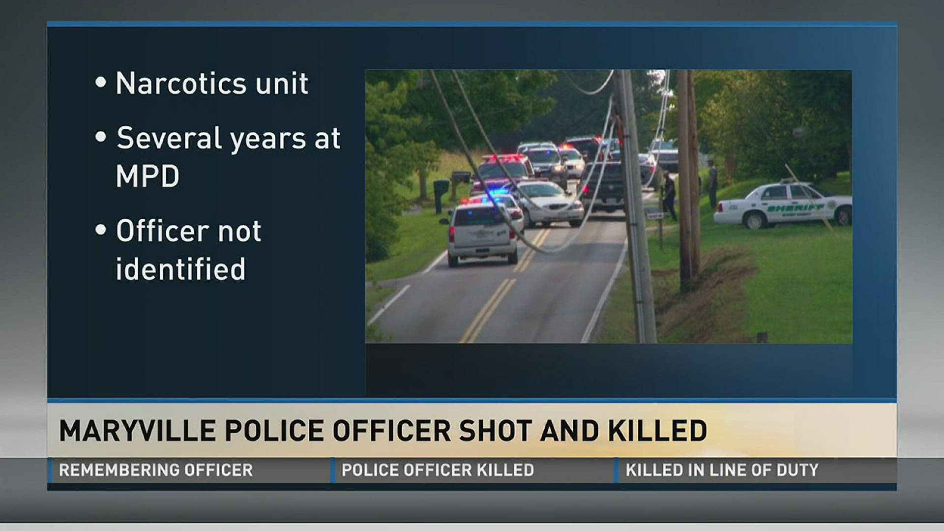 A prayer vigil is scheduled from 5-7 p.m. Friday at East Maryville Baptist Church for the family of the Maryville police officer killed.