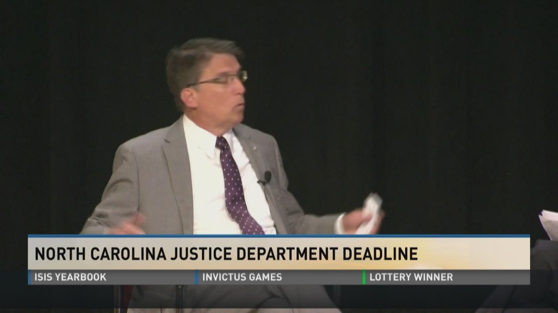 The U.S. Justice Department sent a letter to North Carolina Gov. Pat McCrory saying the HB2 law violates the federal Civil Rights Act and Title IX.