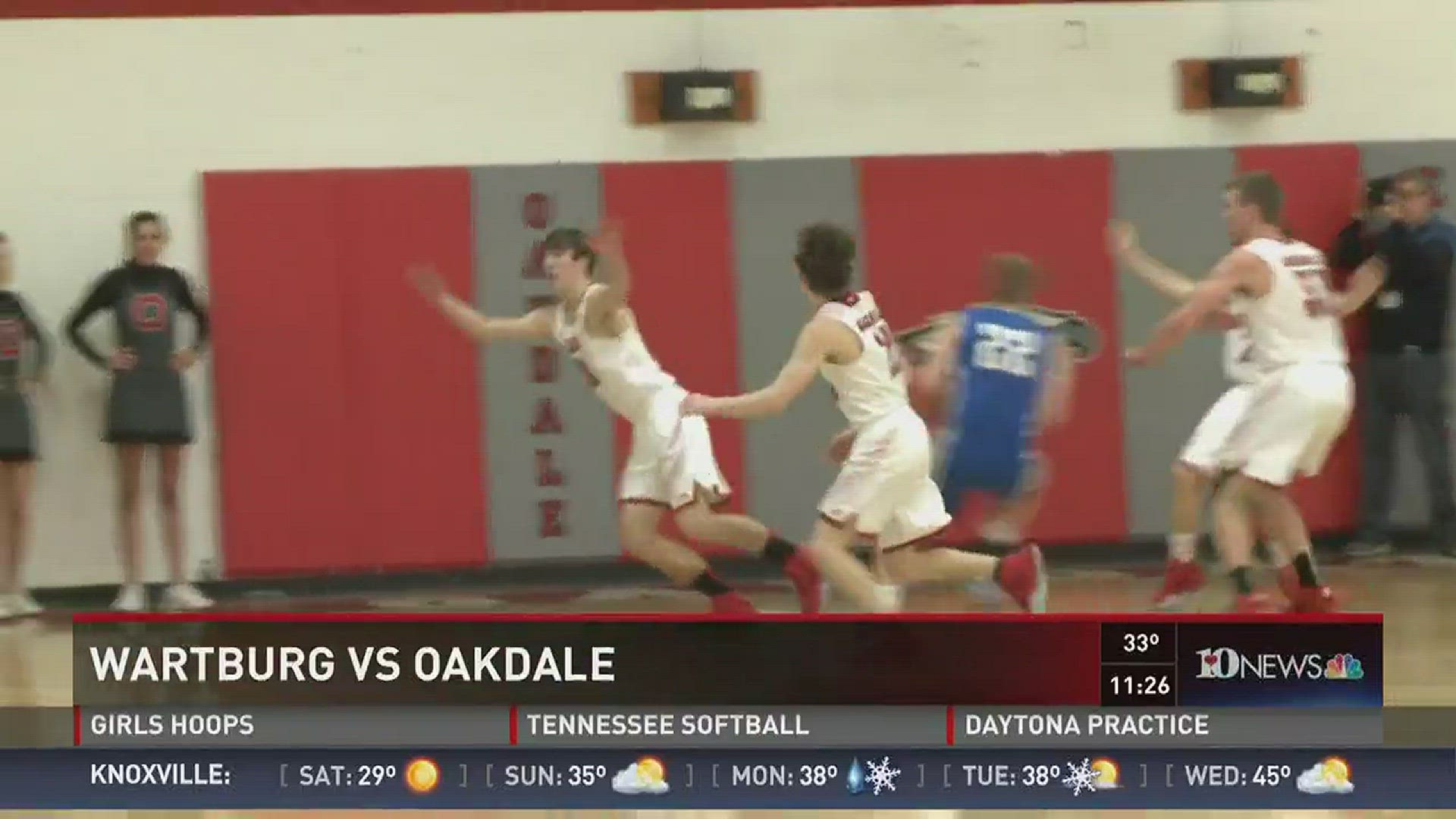 Grace Christian pulled even with Meigs County in the District 3-A standings with a 63-58 win over the Tigers. Oakdale clinched the District 4-A regular season title with a win over Wartburg.