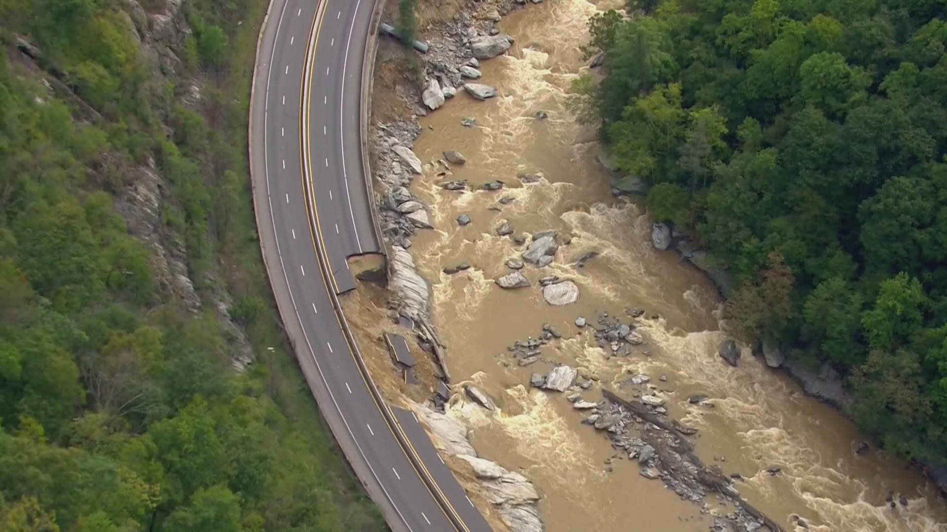 NCDOT said the traffic would be slower than normal, but officials anticipate a contractor completing a "stabilization project" securing the westbound lanes.