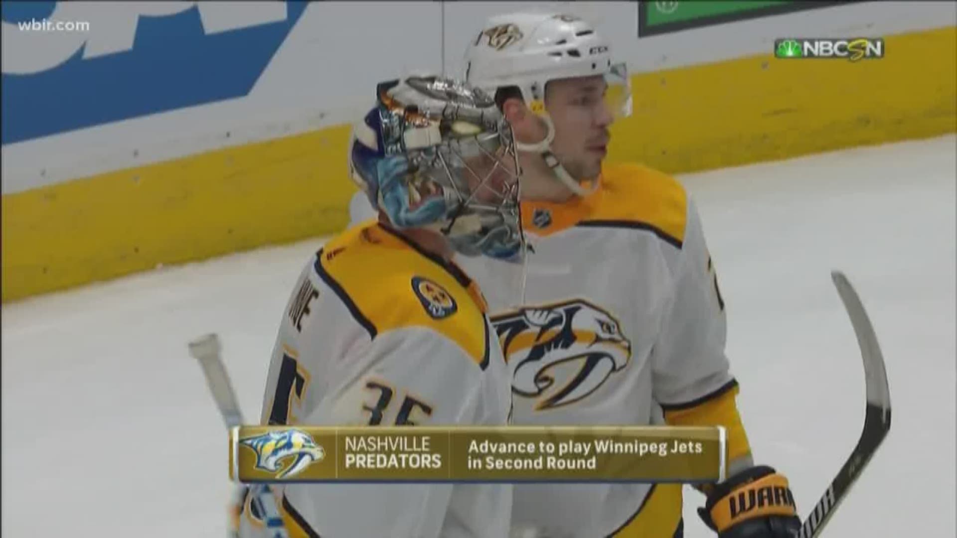 The Predators eliminated the Avalanche from the series on Sunday.
