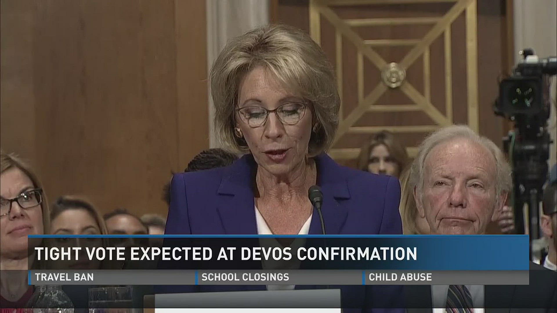 The U.S. Senate confirmed Betsy DeVos as Education secretary after Vice President Mike Pence broke a 50-50 tie.