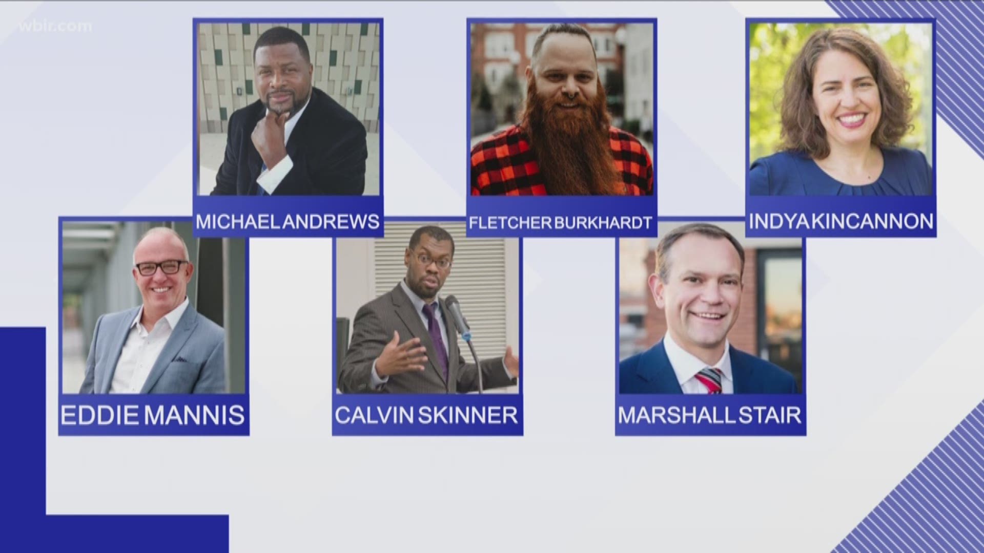 Five of the six candidates for the mayor of Knoxville participated in a community forum.