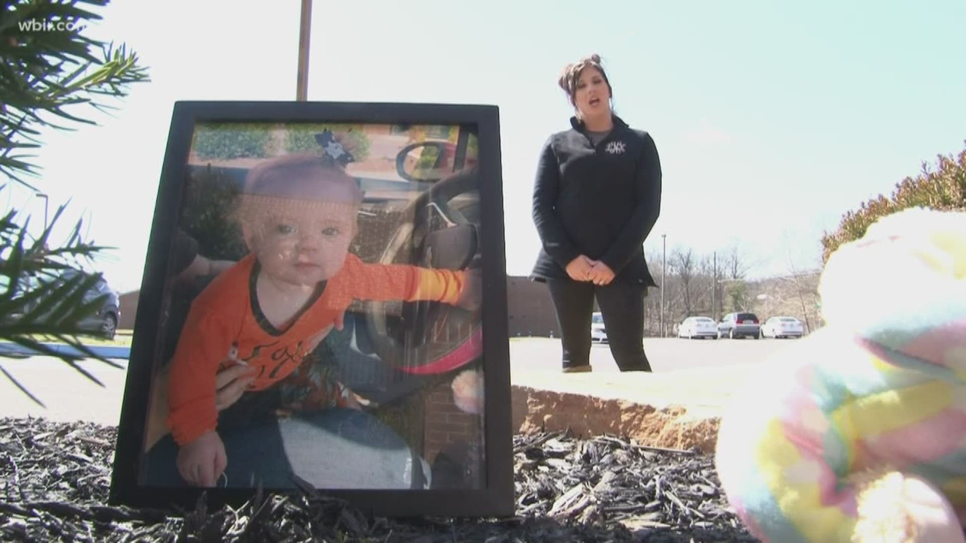 The community is mourning the loss of 15-month-old Evelyn Boswell and set up a memorial at a tree near where TBI said it believes her remains were found.