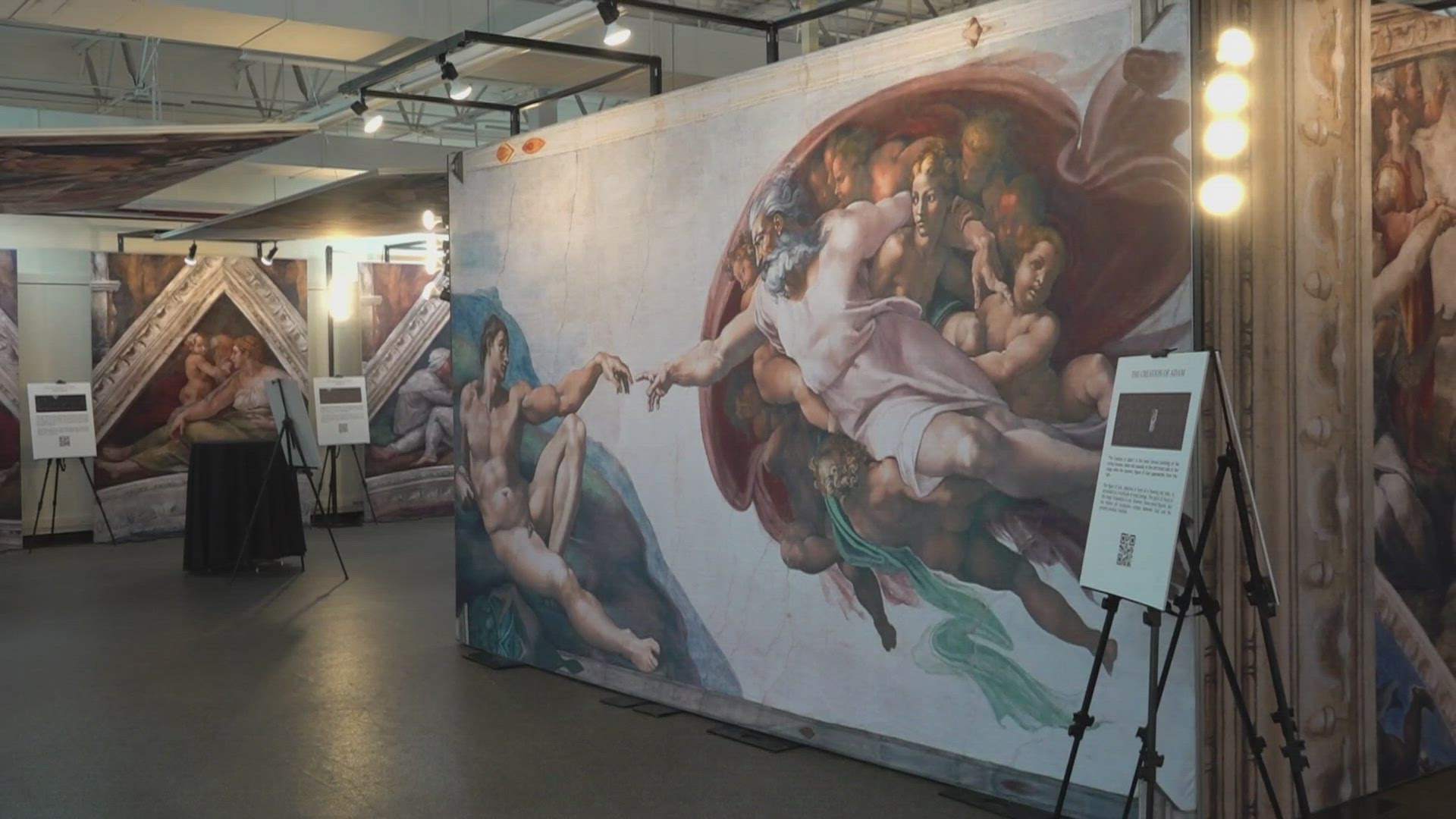 Pigeon Forge leaders got to check out a new exhibit featuring the Sistine Chapel.