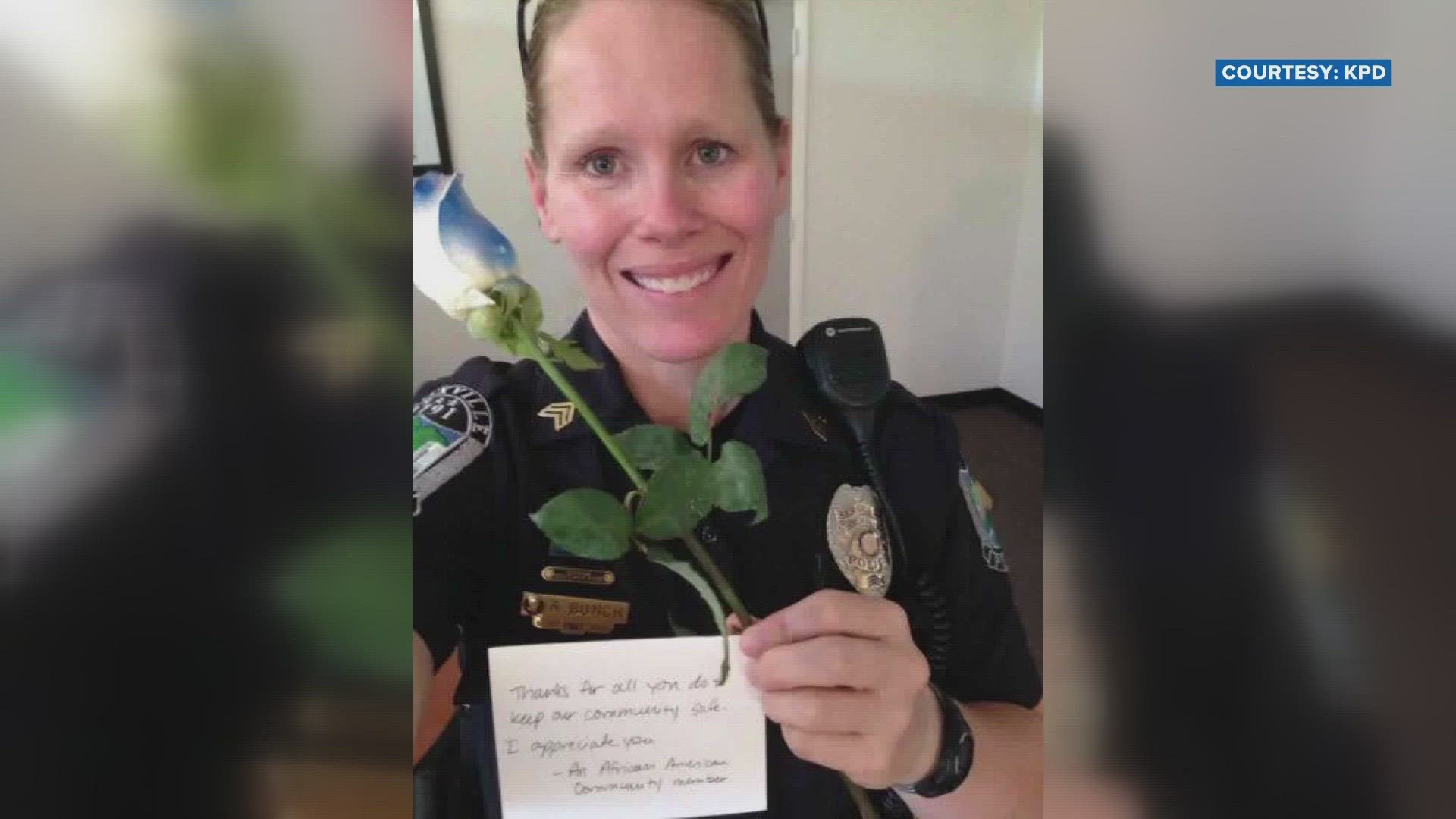 Longtime sergeant Amanda Bunch sent a goodbye email, turning in her equipment but KPD is investigating her conduct. Here is what was in the email.