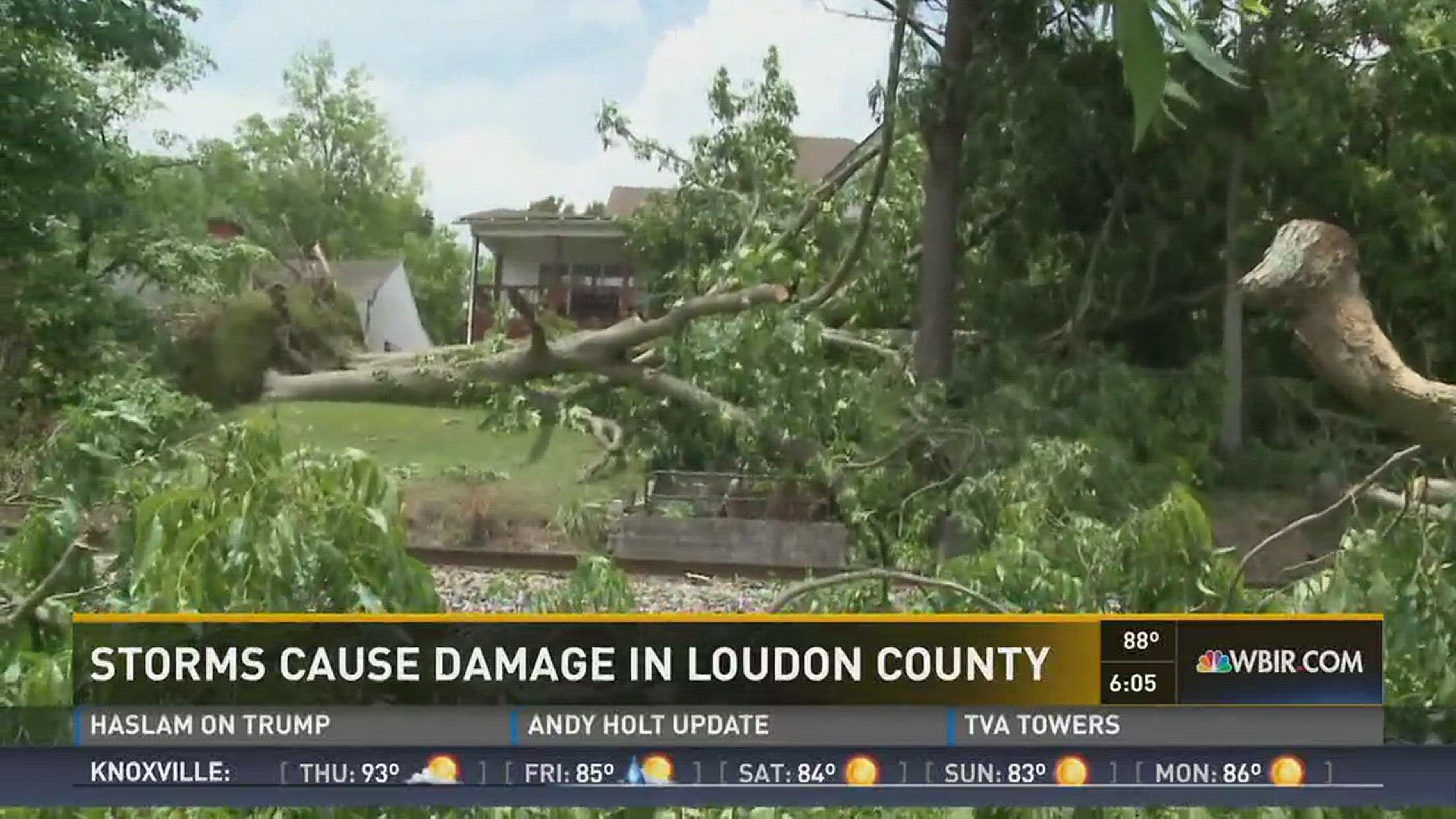 10Weather meteorologist Cassie Nall has more on a storm that knocked out power to much of Loudon County on Wednesday night. (6/15/16)