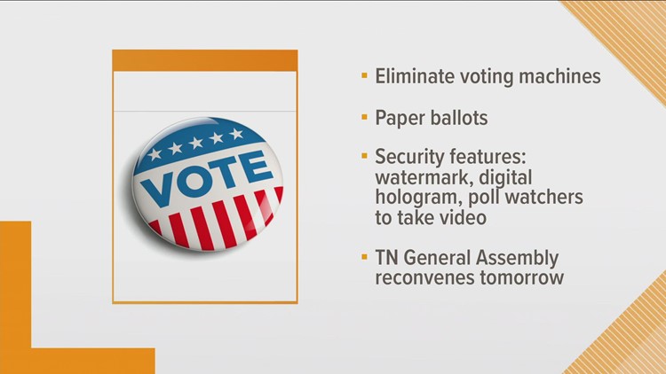 One Tennessee lawmaker wants to see paper ballots used in more elections across the state