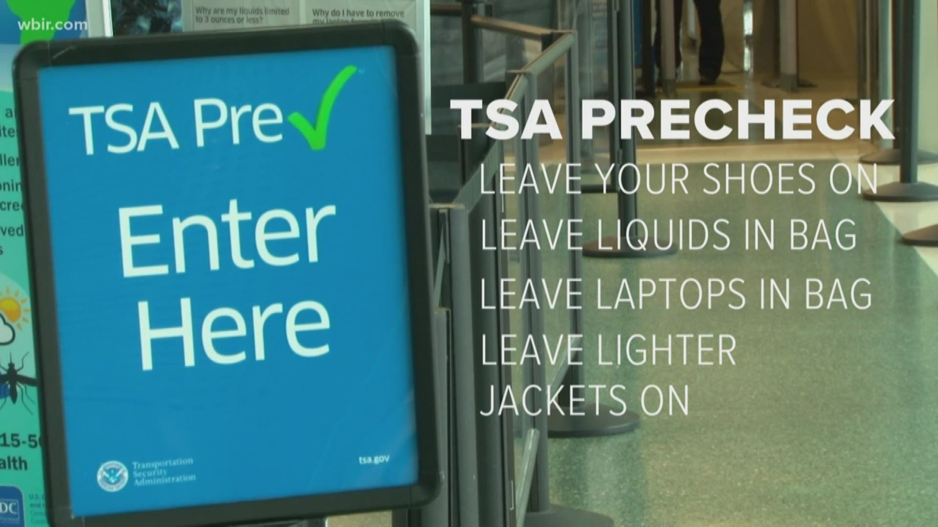 The TSA PreCheck program allows travelers to go through an expedited screening process to minimize their time standing in line.