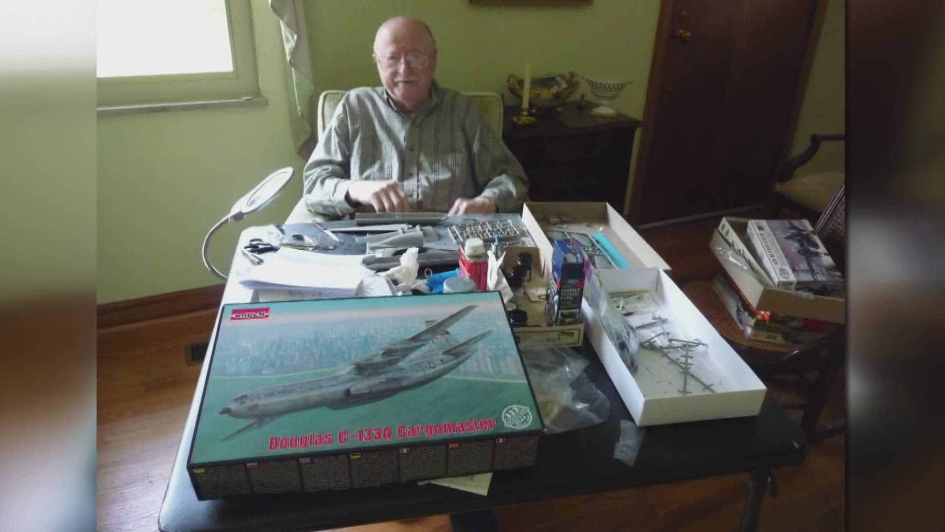 Albert Gill first picked up model building almost 90 years ago.  COVID-19 drove him to rekindle the hobby and he didn’t stop with the B-24.