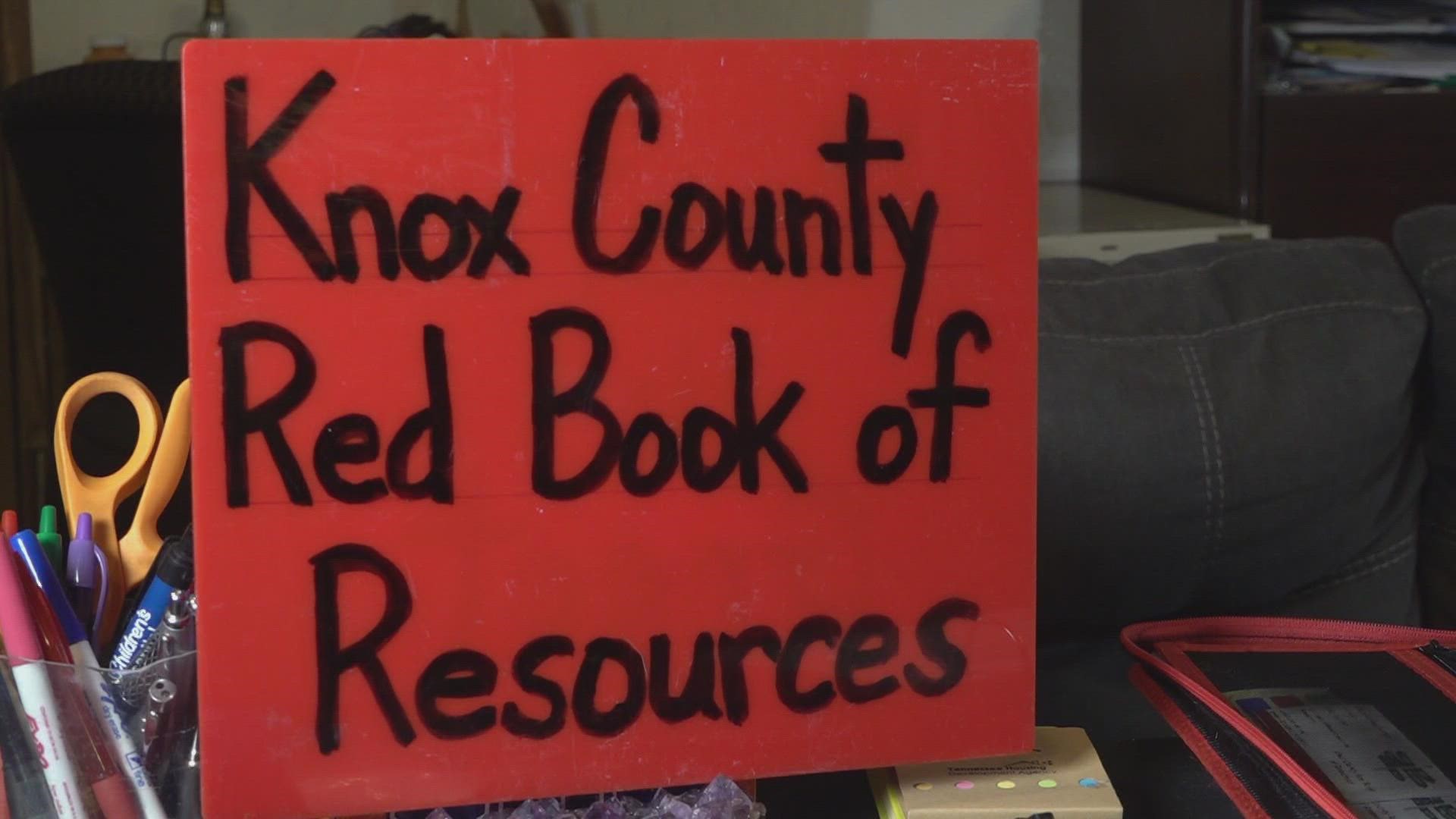 The Knox County Red Book of Resources has been the pet project of a Corryton woman for the last three years.
