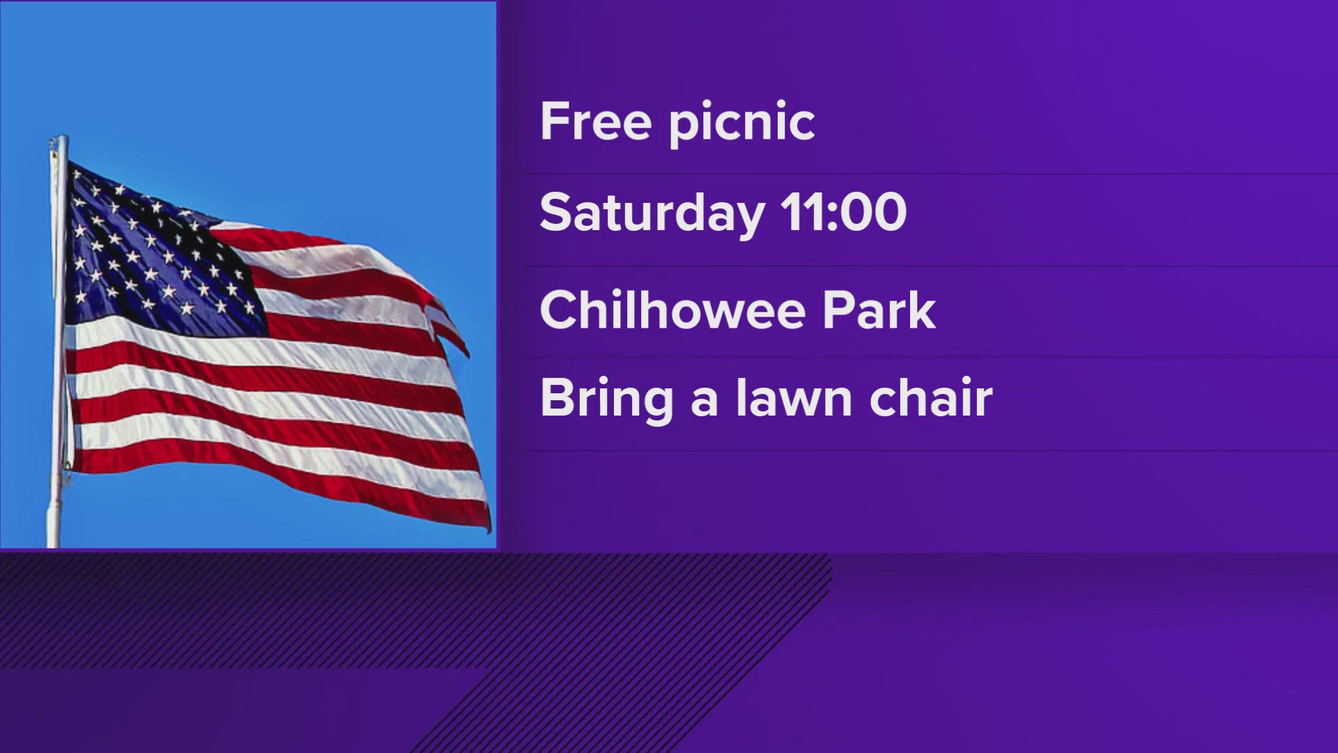 The picnic starts with an opening ceremony at 11 a.m. on Saturday, May 18.