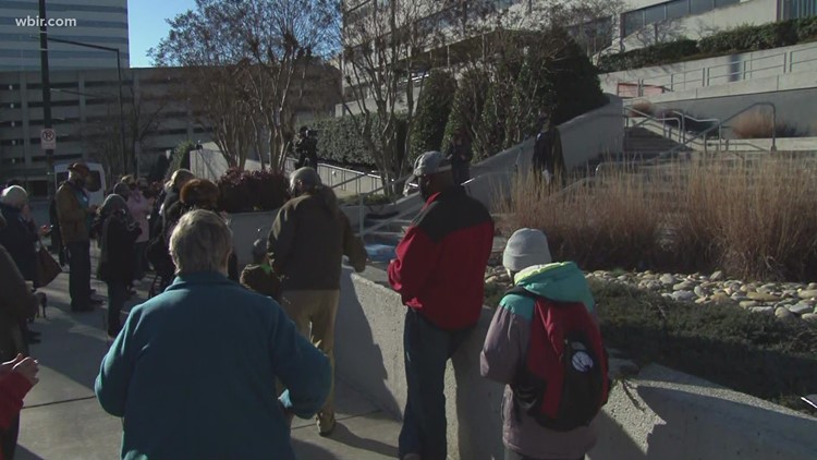 People gather to remember victims of the Kingston coal ash spill, the worst environmental disaster in U.S. history