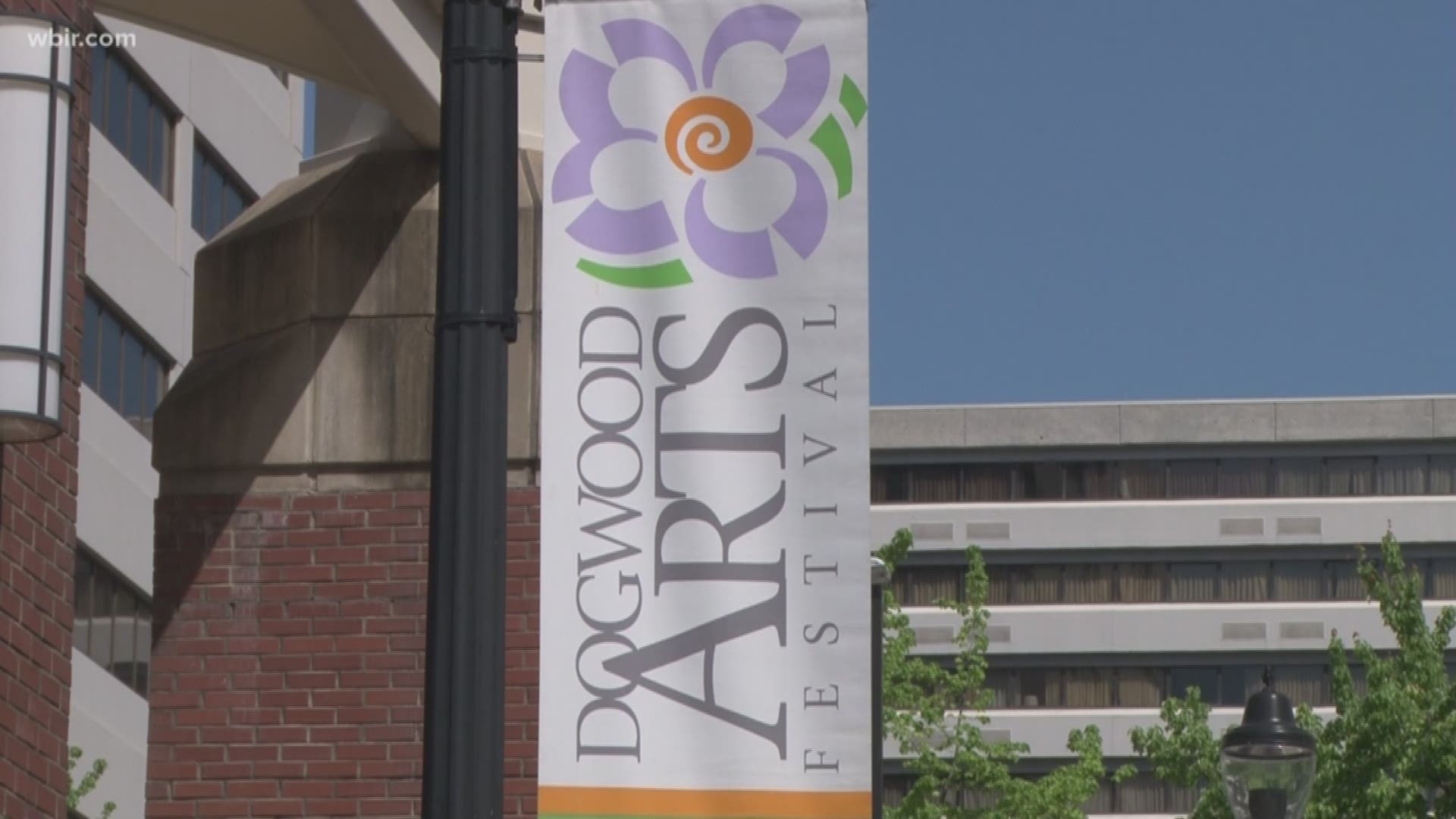 The 58th annual Dogwood Arts Festival will be held April 26-28, 2019 in downtown Knoxville. Festival Hours: Friday: 10:00am-8:00pm (music until 10pm), Saturday: 10:00am–8:00pm (music until 10pm), and Sunday: 10:00am–5:00pm (music starts at 11am). April 23, 2019-4pm