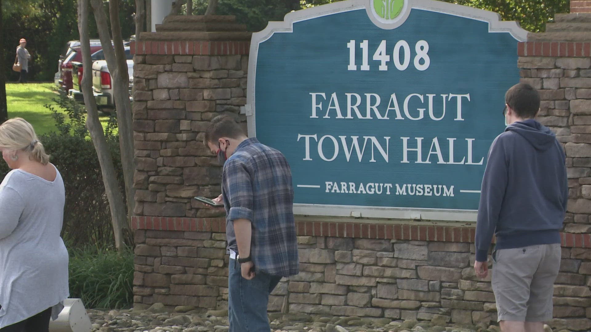 While crews completed renovations, operations were moved to the Farragut Community Center.