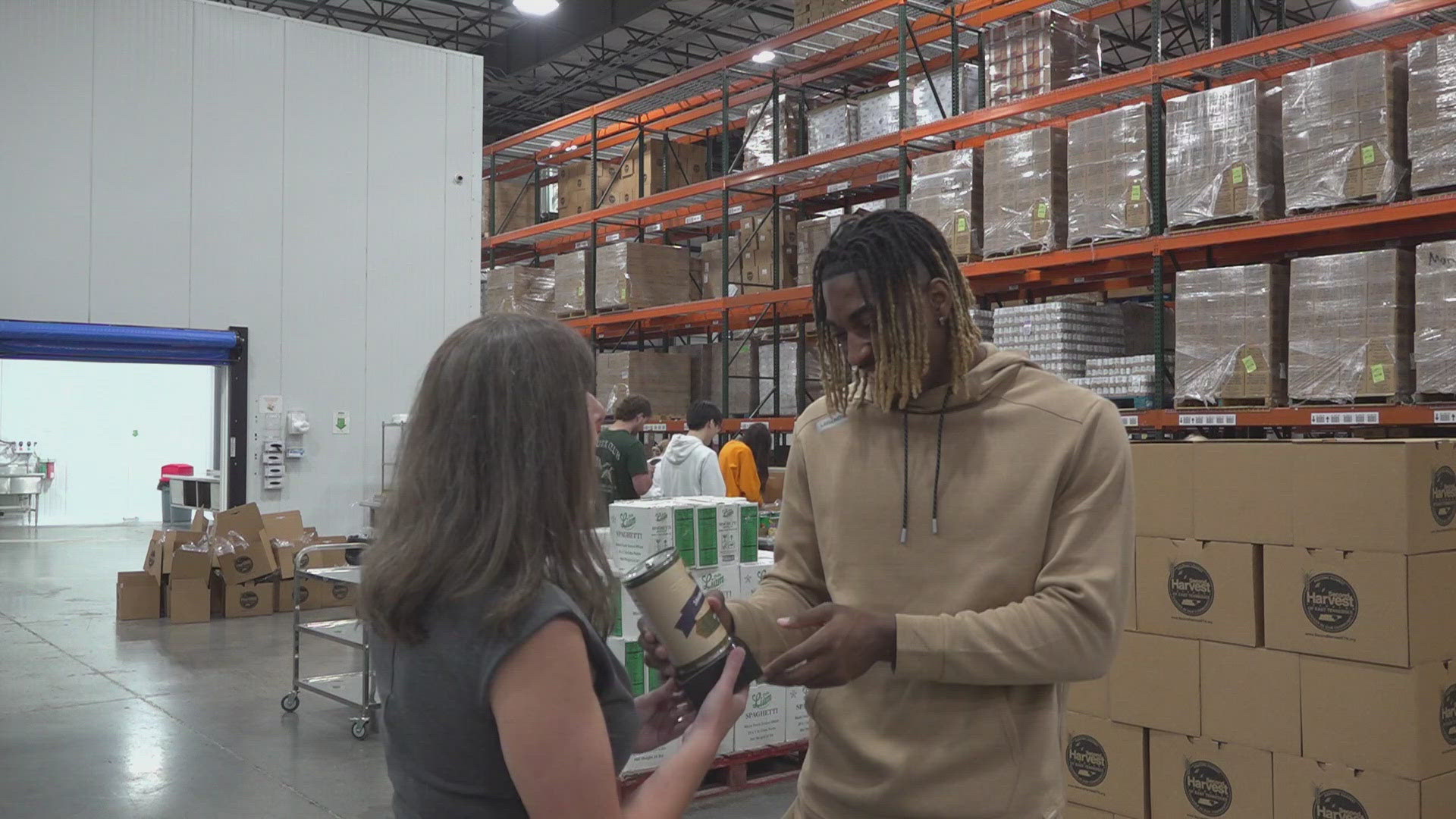 The Second Harvest Food Bank of East Tennessee honored Jahmai Mashack for his dedication to serving the community.
