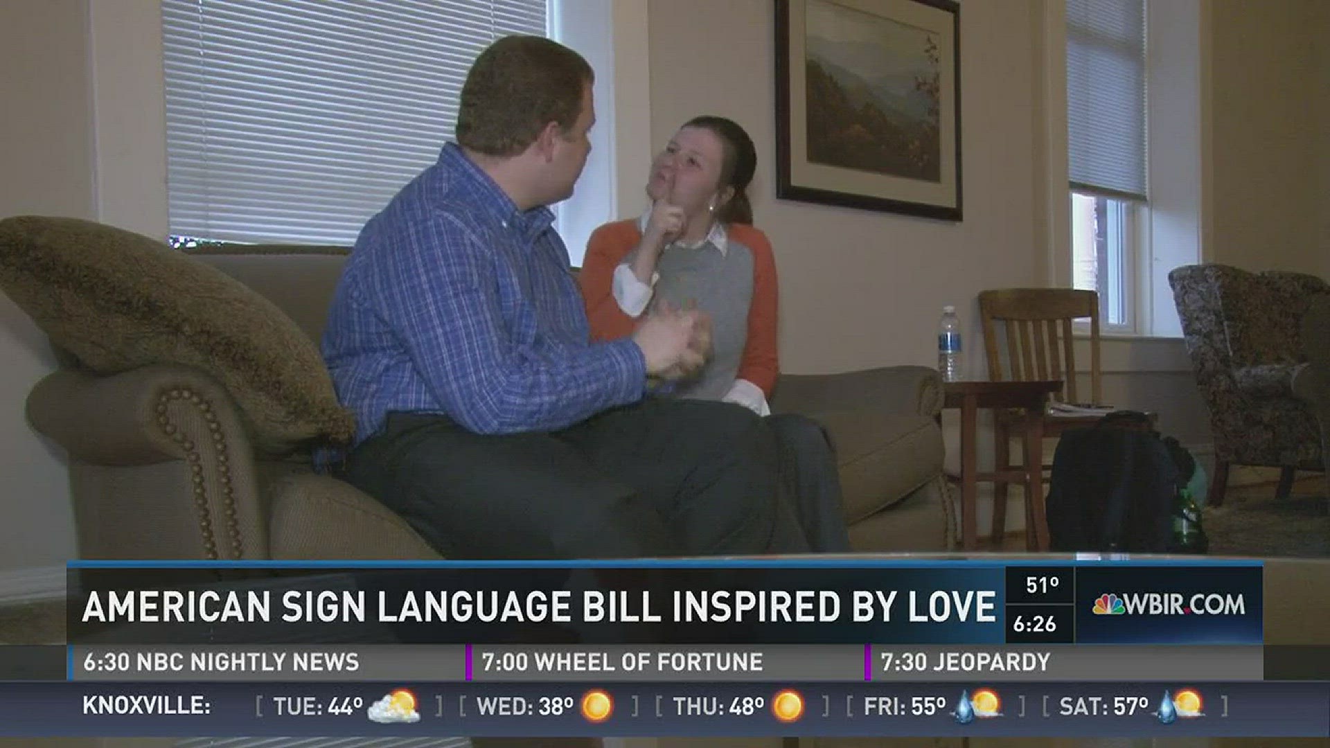 March 13, 2017: A Maryville College couple has helped introduce a bill in the Tennessee General Assembly to allow American Sign Language to fulfill foreign language requirements for high school graduation.
