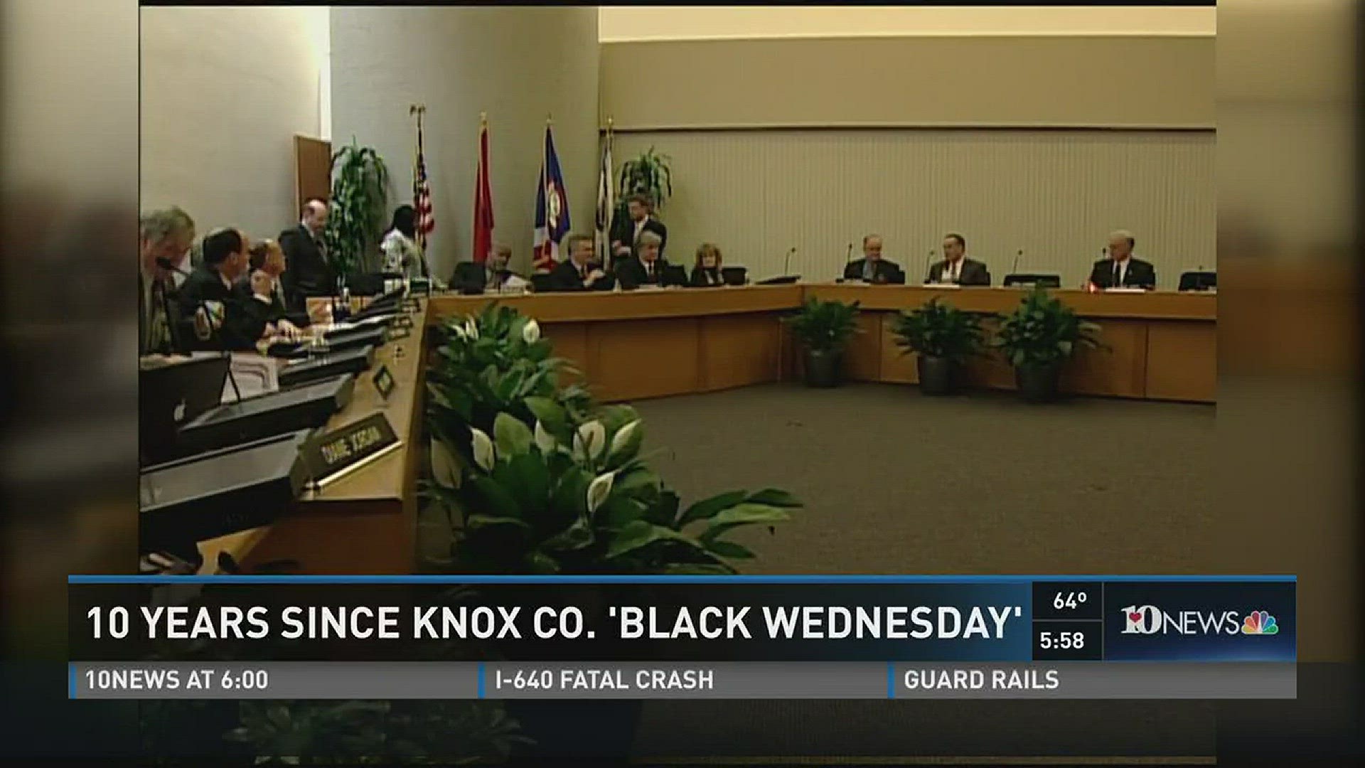 Jan. 31, 2017: It's been 10 years since the Knox County Commission meeting that became known as 'Black Wednesday,' characterized by under the radar deals and rushed appointments.