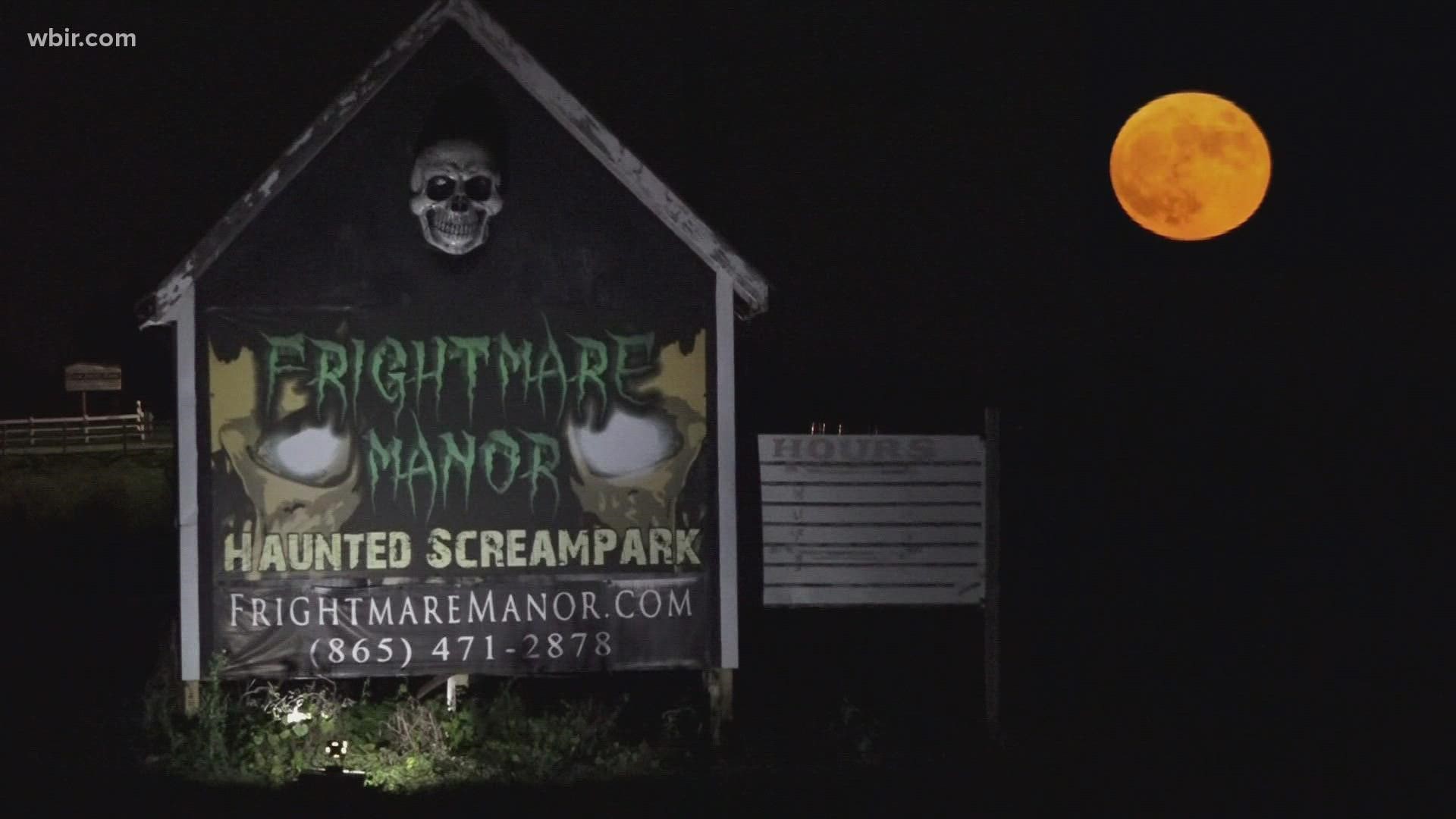 The old house Frightmare Manor calls home has a dark past, and for 13 years, visitors have paid to get scared there.