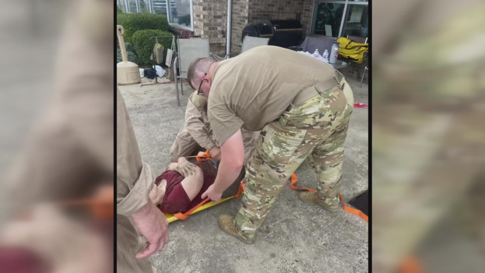 Tennessee National Guard troops are responding to the severe floods in eastern Kentucky.