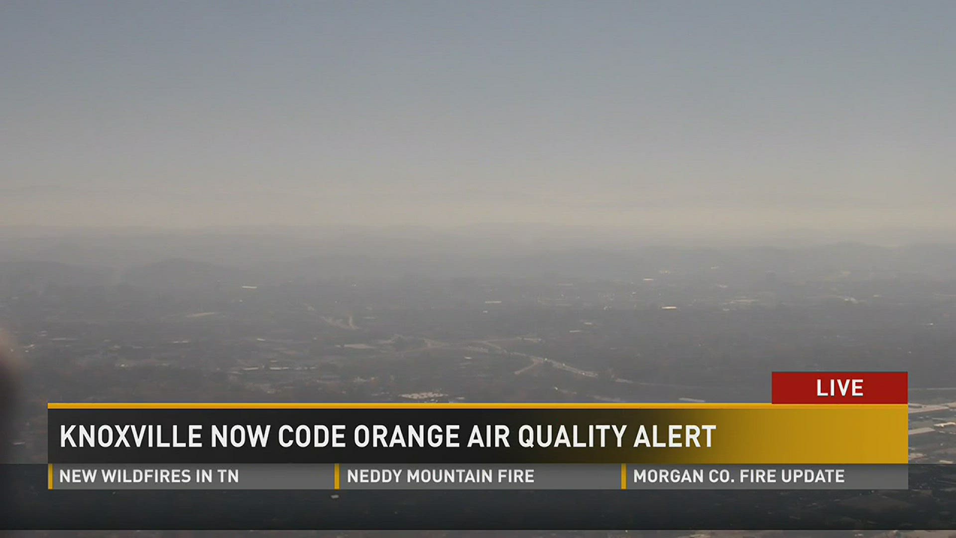 A Code Orange Air Quality Alert has been issued for Thursday covering the Knoxville-area and Great Smoky Mountains National Park.
