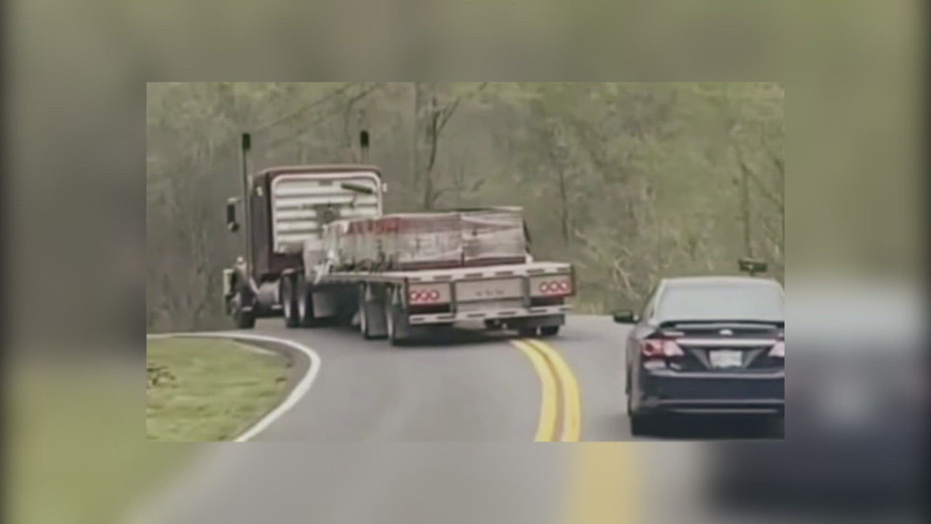 Some neighbors said they have seen some improvements on the road, but semi-trucks still sometimes drive through the area.