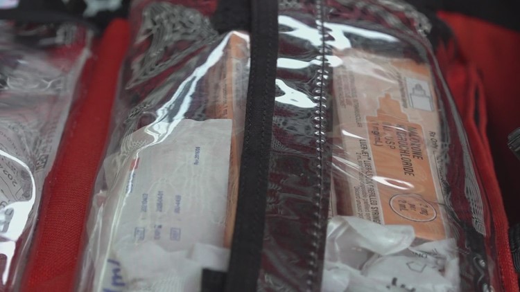 KCHD: Around 180 people received naloxone from first responders each month in 2021