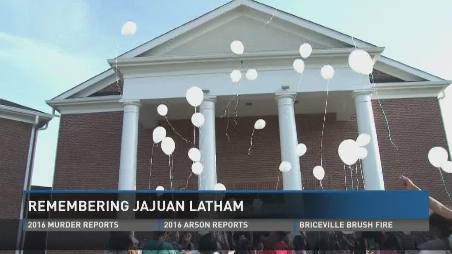 April 14, 2017: Almost one year after he was killed in a gang-related shooting, family and friends gathered to remember 12-year-old Jajuan Latham.
