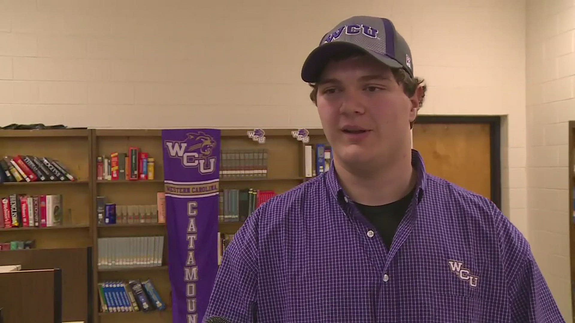 Bailey Byrum of Sweetwater will play football at Western Carolina