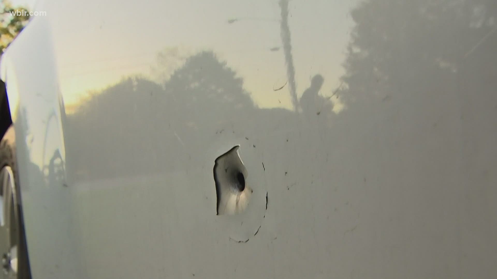 A Middle Tennessee mother is counting her blessings that a road rage incident only ended with a bullet hole in her car.