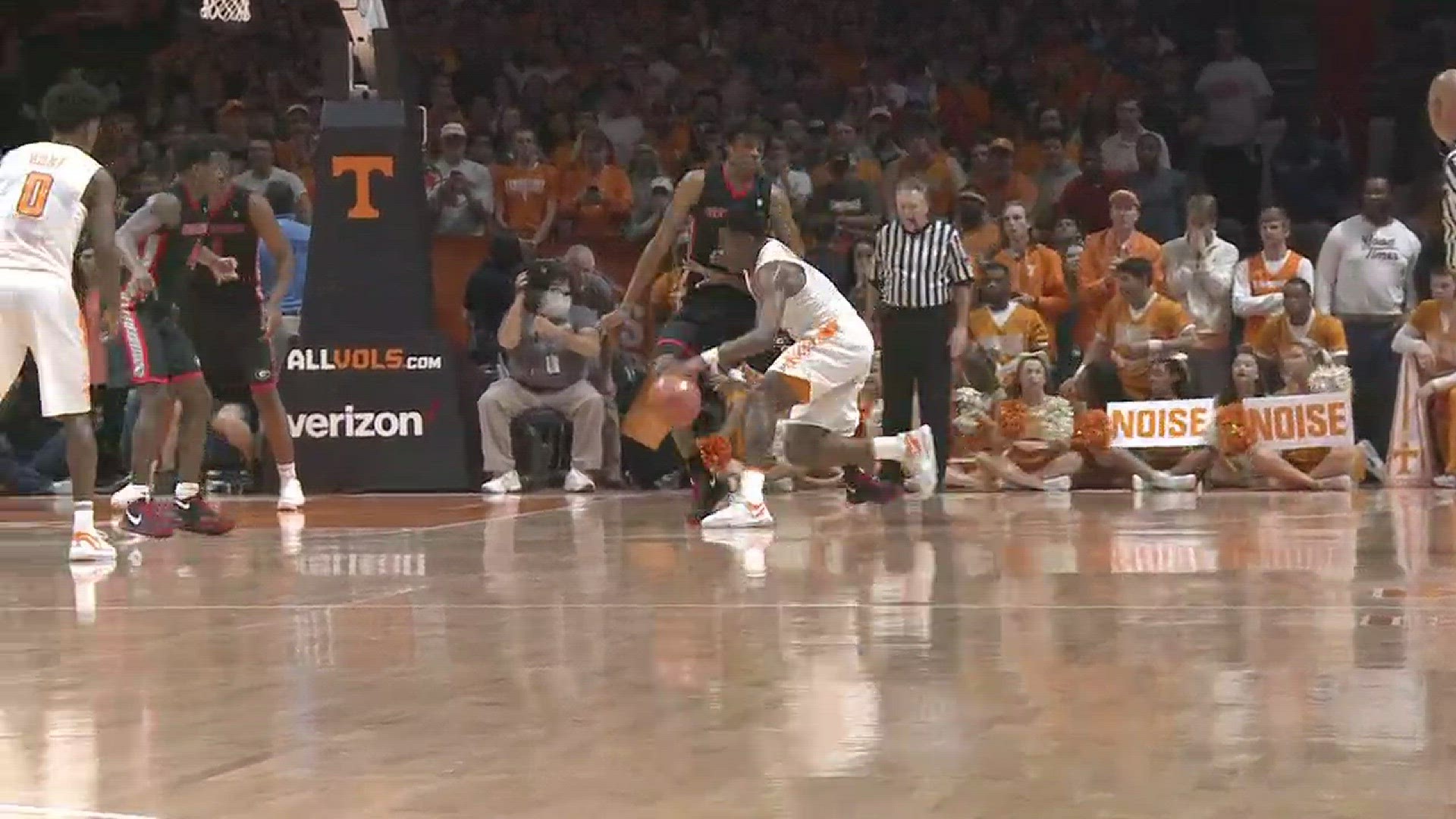 The Vols took down Georgia in front of a sell-out crowd at Thompson-Boling Arena and claimed a share of the SEC regular season championship for the first time since 2008.
