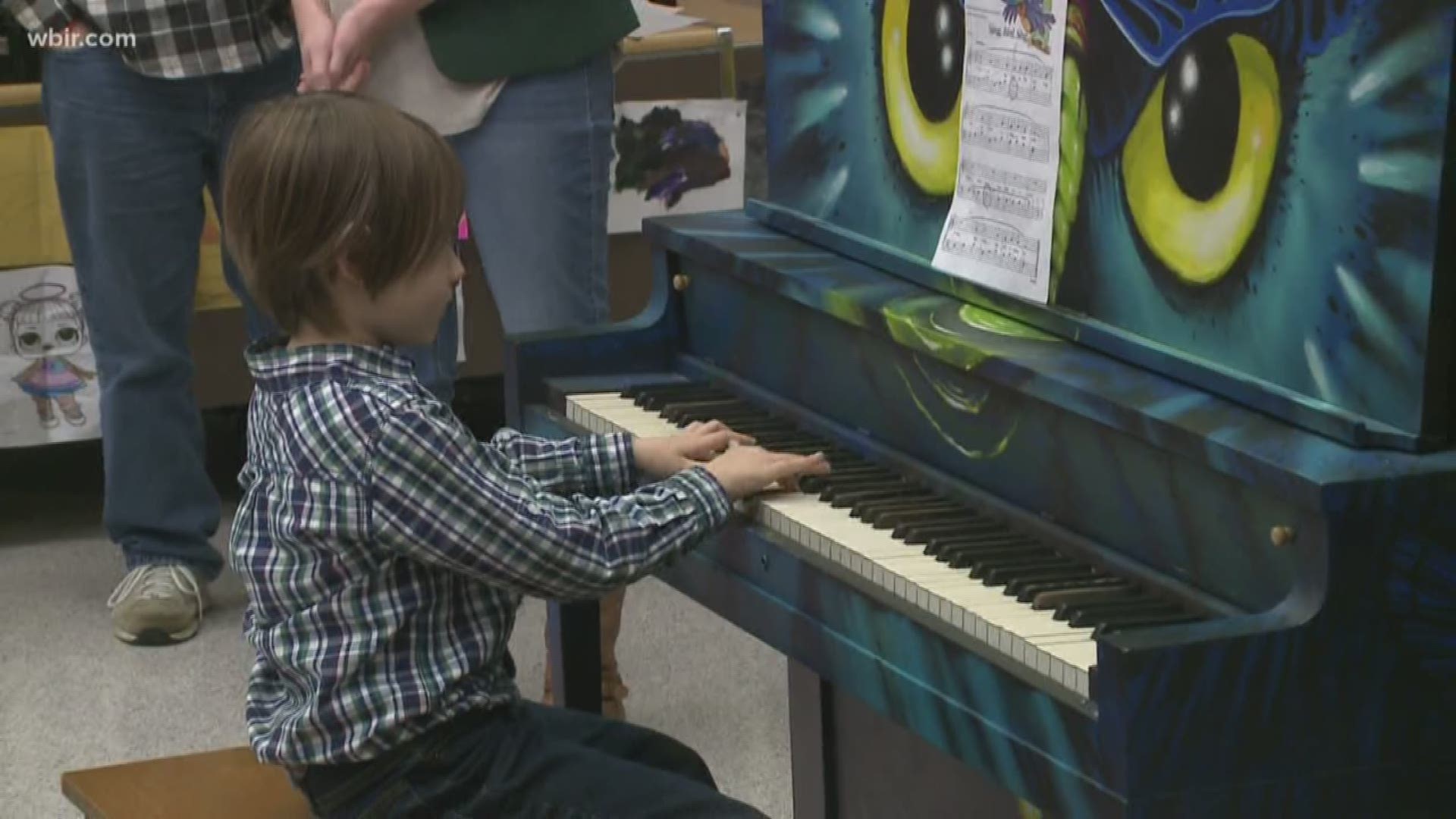 The Piano Project of Knoxville delivered one of their painted pianos to Dogwood Elementary for the students to enjoy, pianoprojectofknoxville.com. Nov. 25, 2019-4pm/