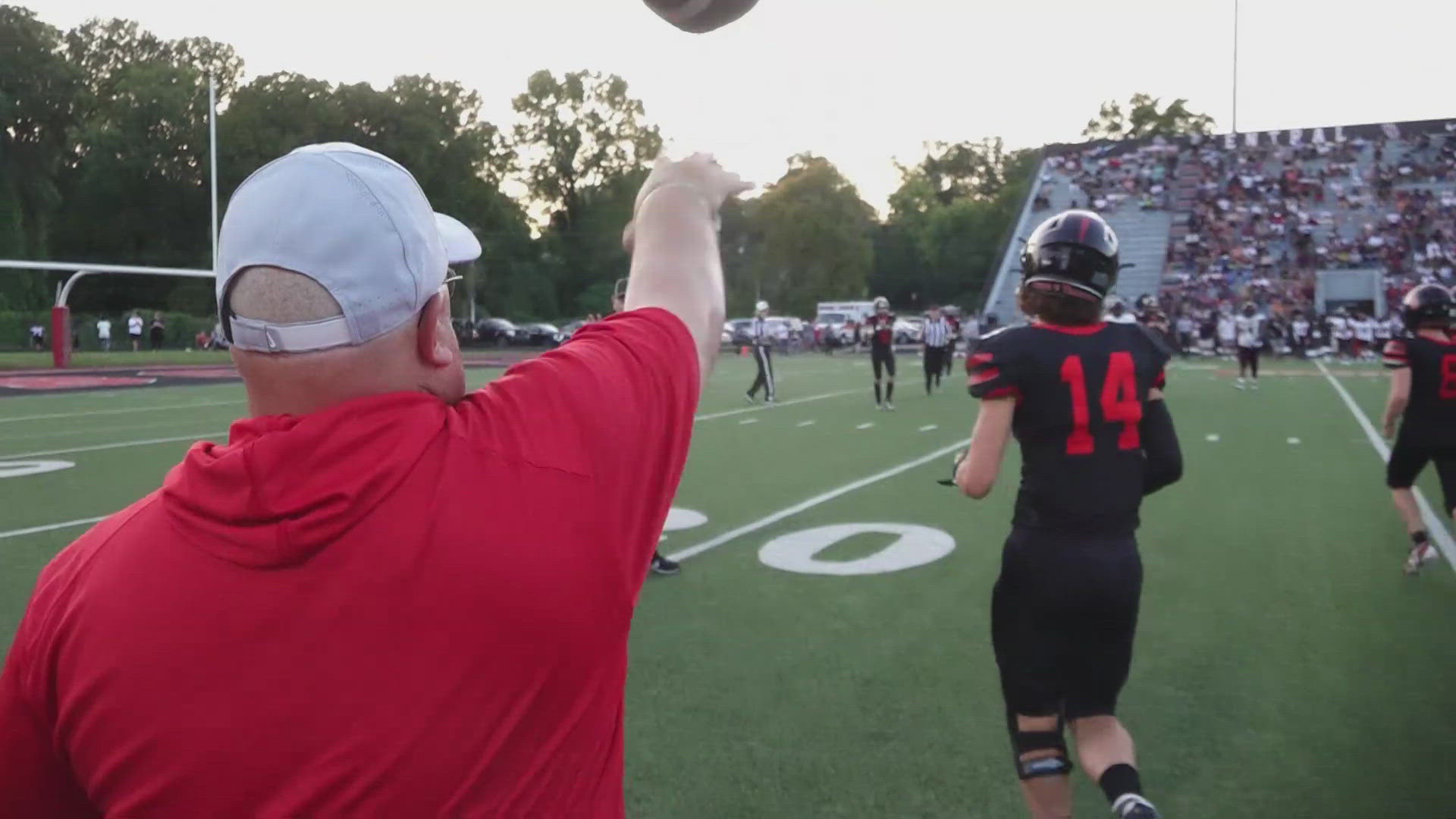 The support doesn't stop for David Wininger. He has been on the sidelines as the Bobcat's ball boy for over four decades.